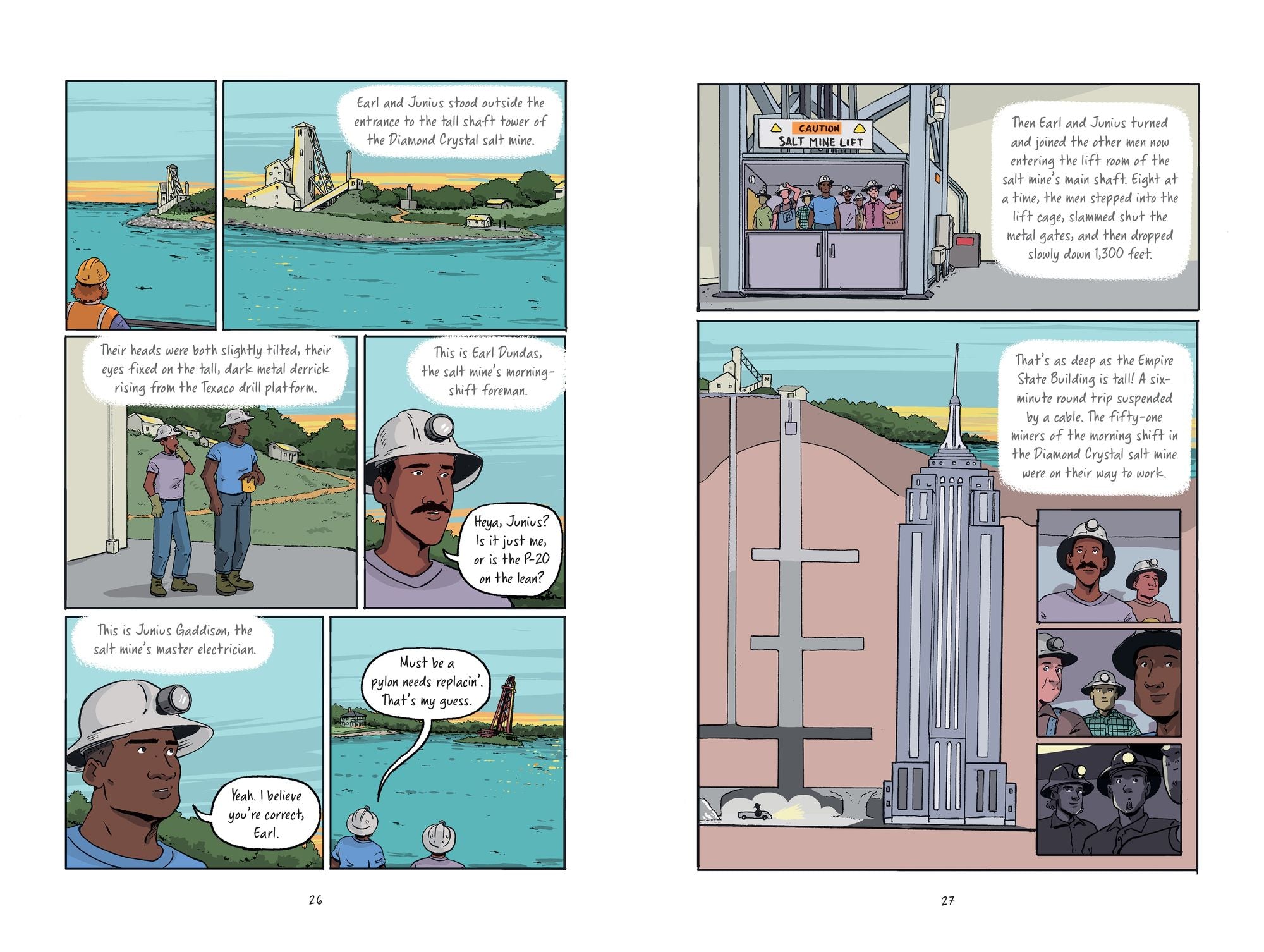 The Vanishing of Lake Peigneur: A Graphic Novel Based on a True Story