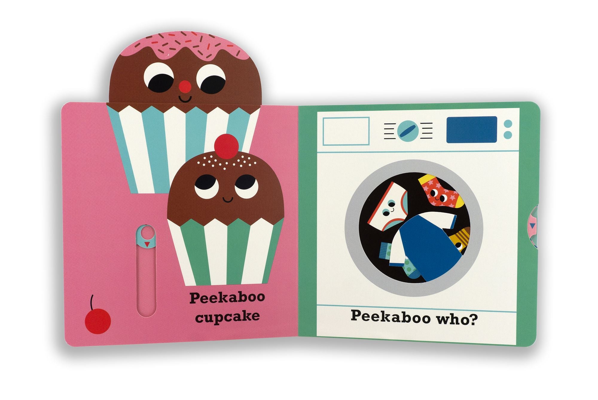 Peekaboo: House: (An Interactive Board Book for Babies & Toddlers with Mirror & Sliders to Push, Pull, or Turn. Cute Artwork Includes a Toaster, Cupcake, Mouse, & More.)