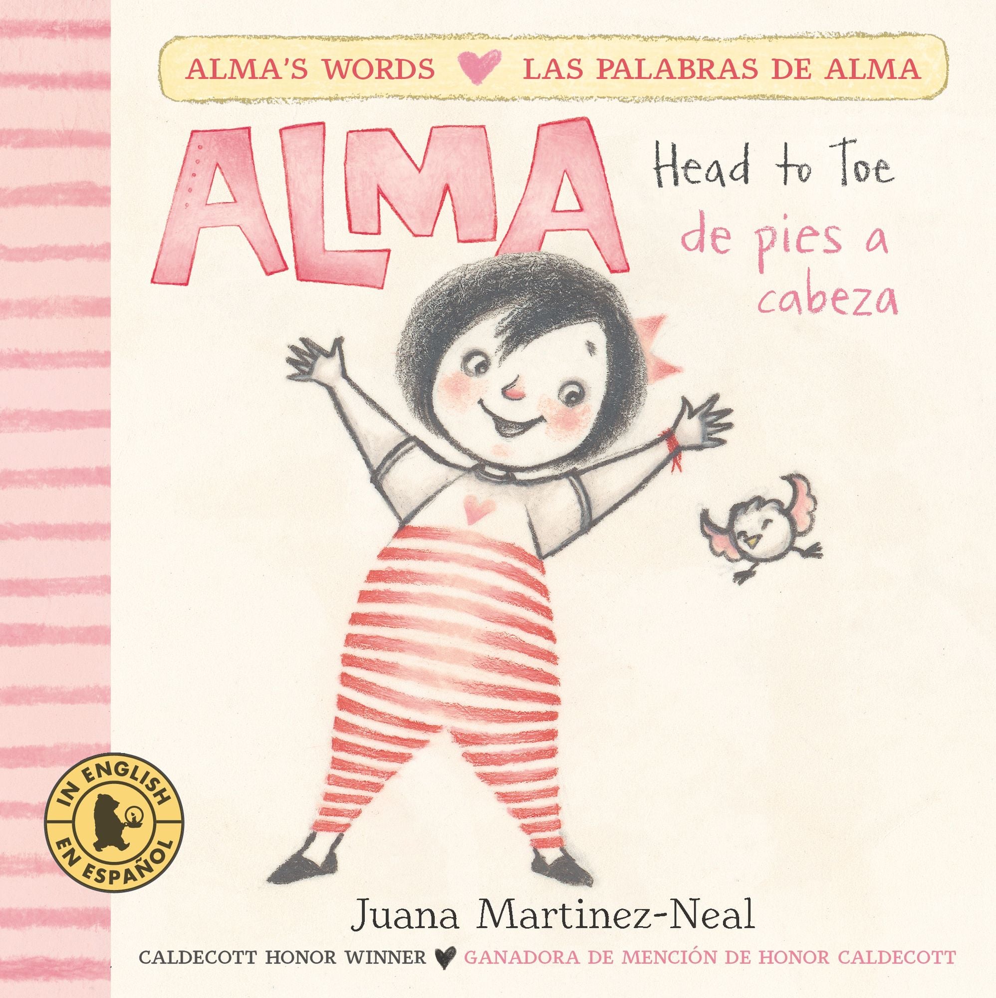 Alma, Head to Toe/Alma, de pies a cabeza: (Interactive Bilingual Board Book for Kids Ages 2-5 Teaching Body Parts in English & Spanish)