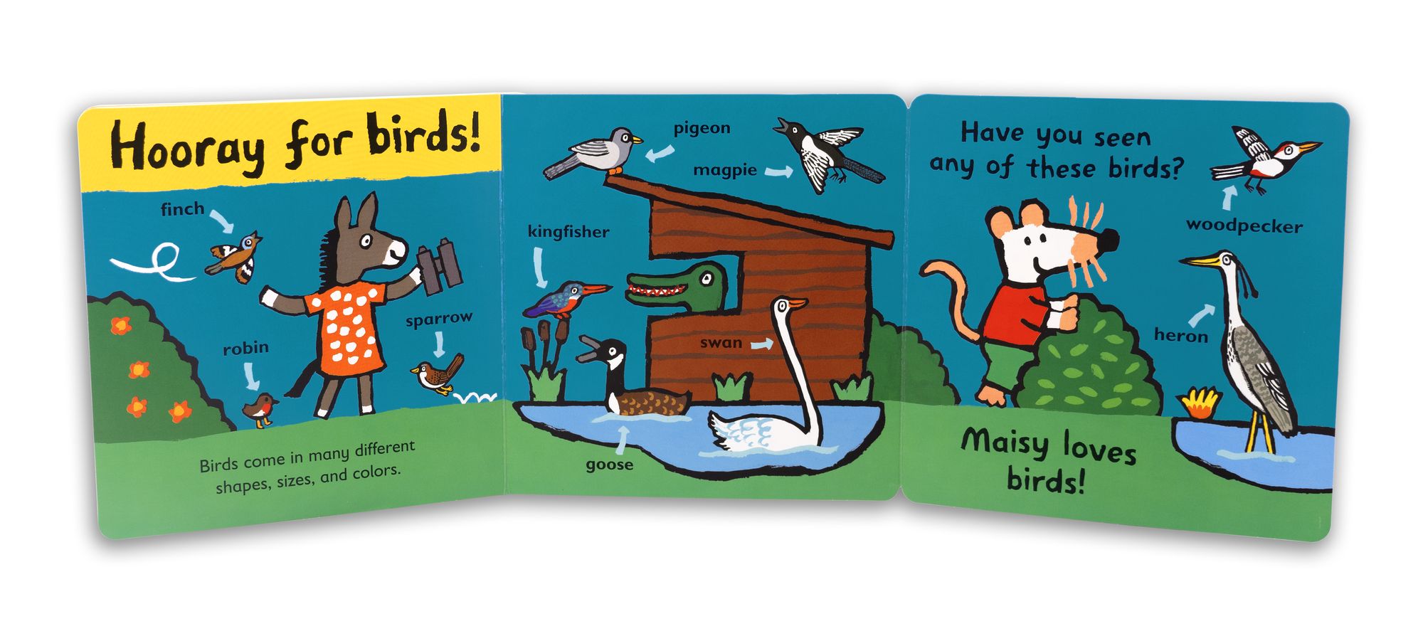Maisy Loves Birds: A Maisy's Planet Book: A Maisy's Planet Book (Educational Board Book About Birds in Springtime - For Toddlers and Kids Ages 1-3)