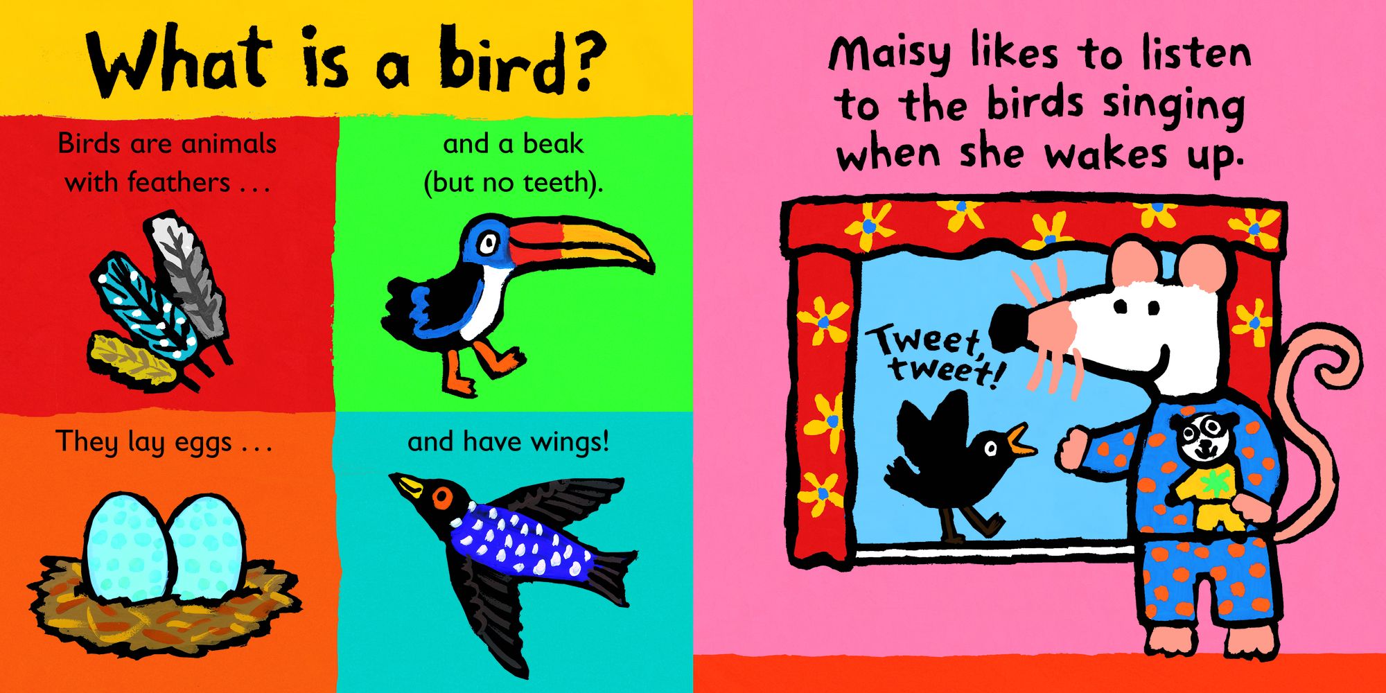 Maisy Loves Birds: A Maisy's Planet Book: A Maisy's Planet Book (Educational Board Book About Birds in Springtime - For Toddlers and Kids Ages 1-3)