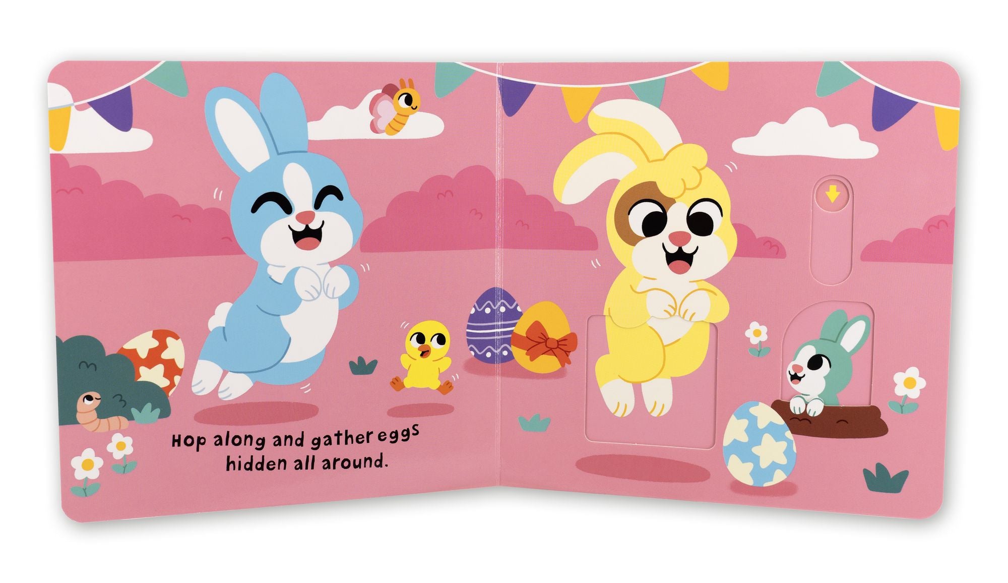 Bunny's Wobbly Bottom: (An Interactive Slider Book - A Perfect Easter Basket Stuffer for Babies & Toddlers)