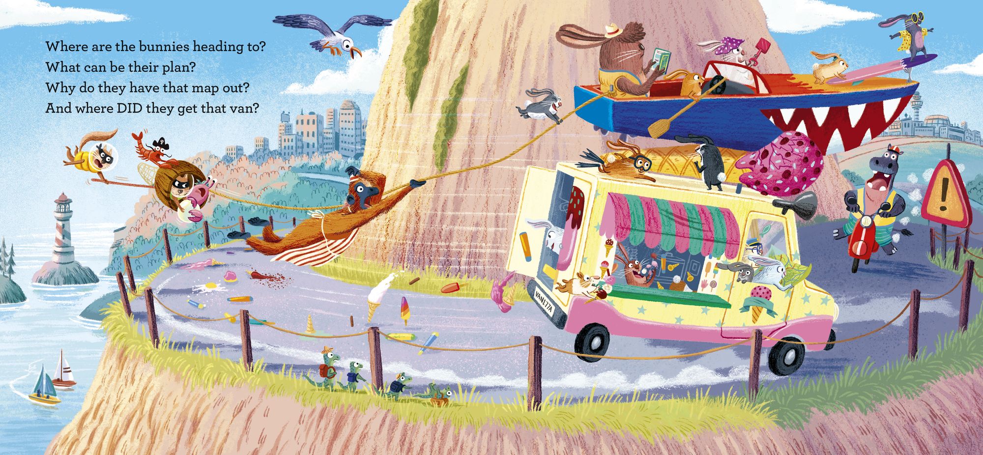 Bunnies in a Boat: (A Rhyming Adventure of Mischief, Friendship, and High-Seas Fun for Toddlers, Preschoolers, and Kindergarteners)