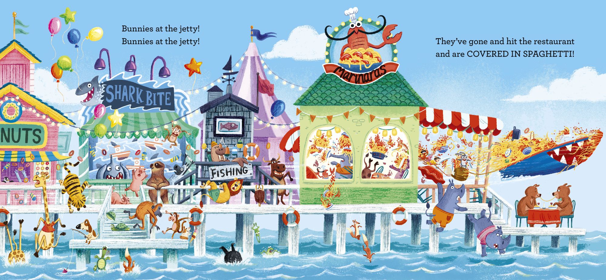 Bunnies in a Boat: (A Rhyming Adventure of Mischief, Friendship, and High-Seas Fun for Toddlers, Preschoolers, and Kindergarteners)