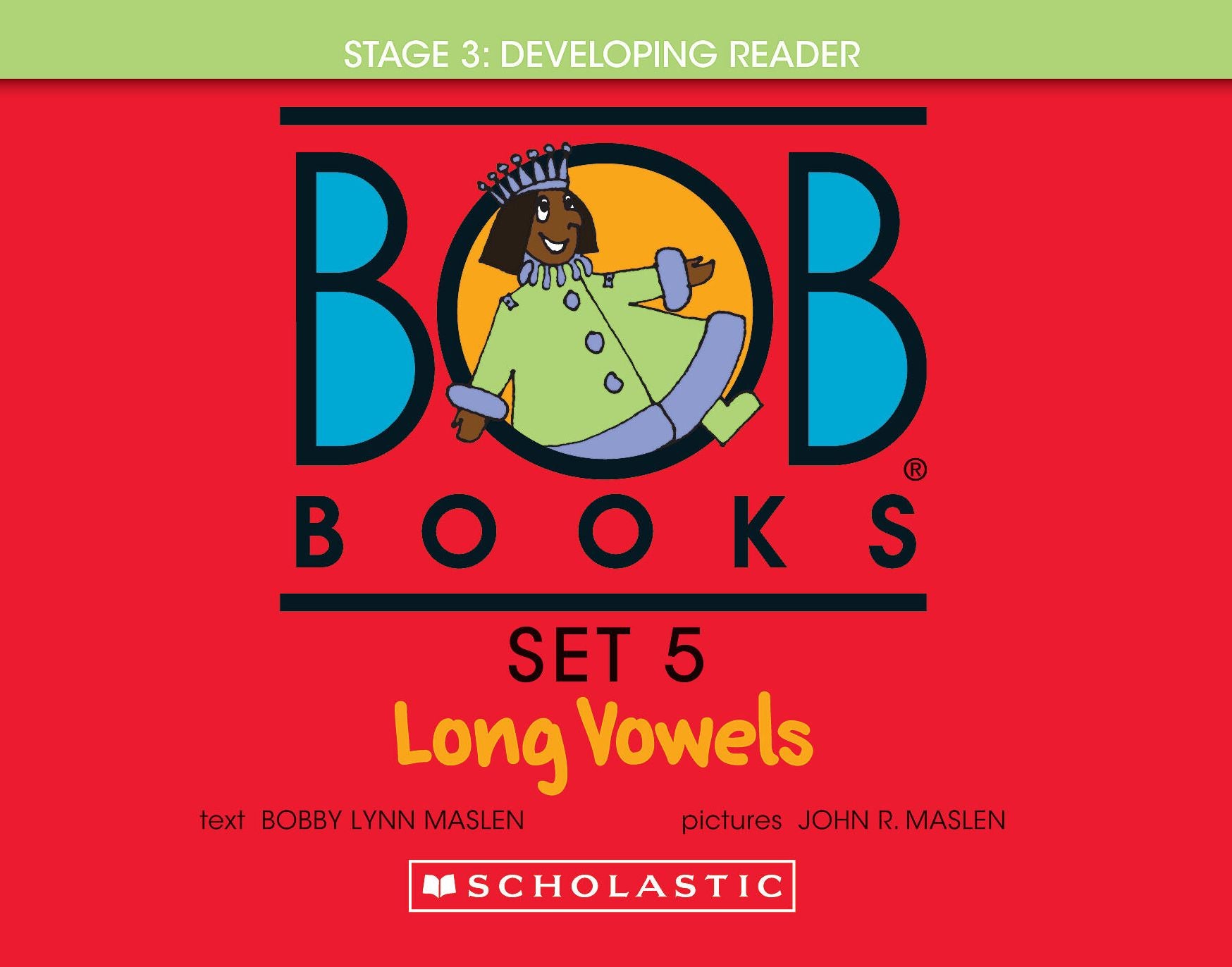 Bob Books - Long Vowels Hardcover Collection of 8 Stories Decodable Phonics Stories, Ages 4 and up, Kindergarten, First Grade (Stage 3: Developing Reader)