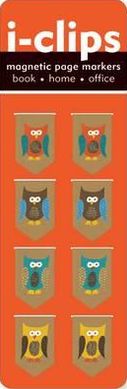 Owls i-Clips Magnetic Page Markers S/8