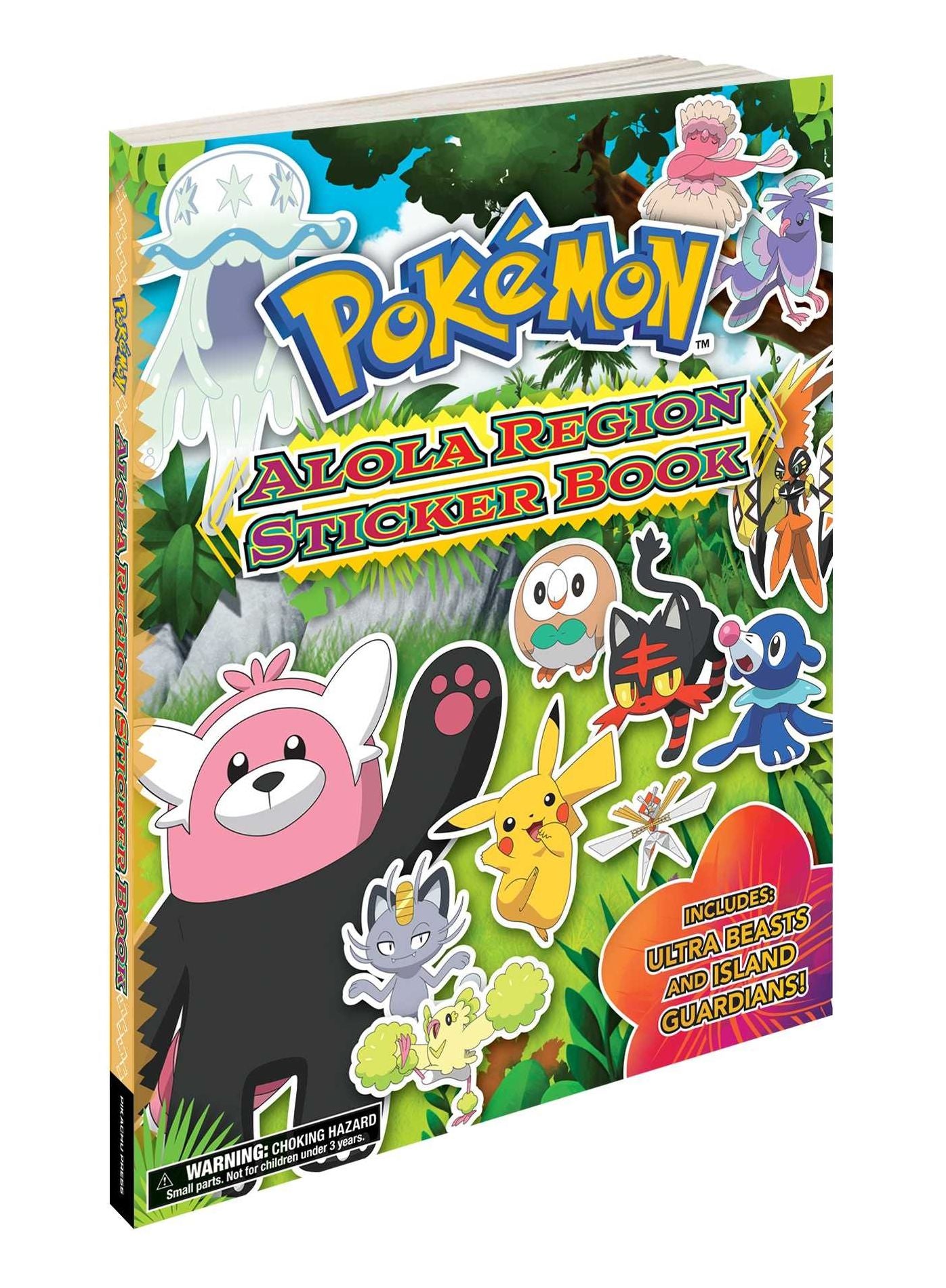 Pokémon Alola Region Sticker Book
