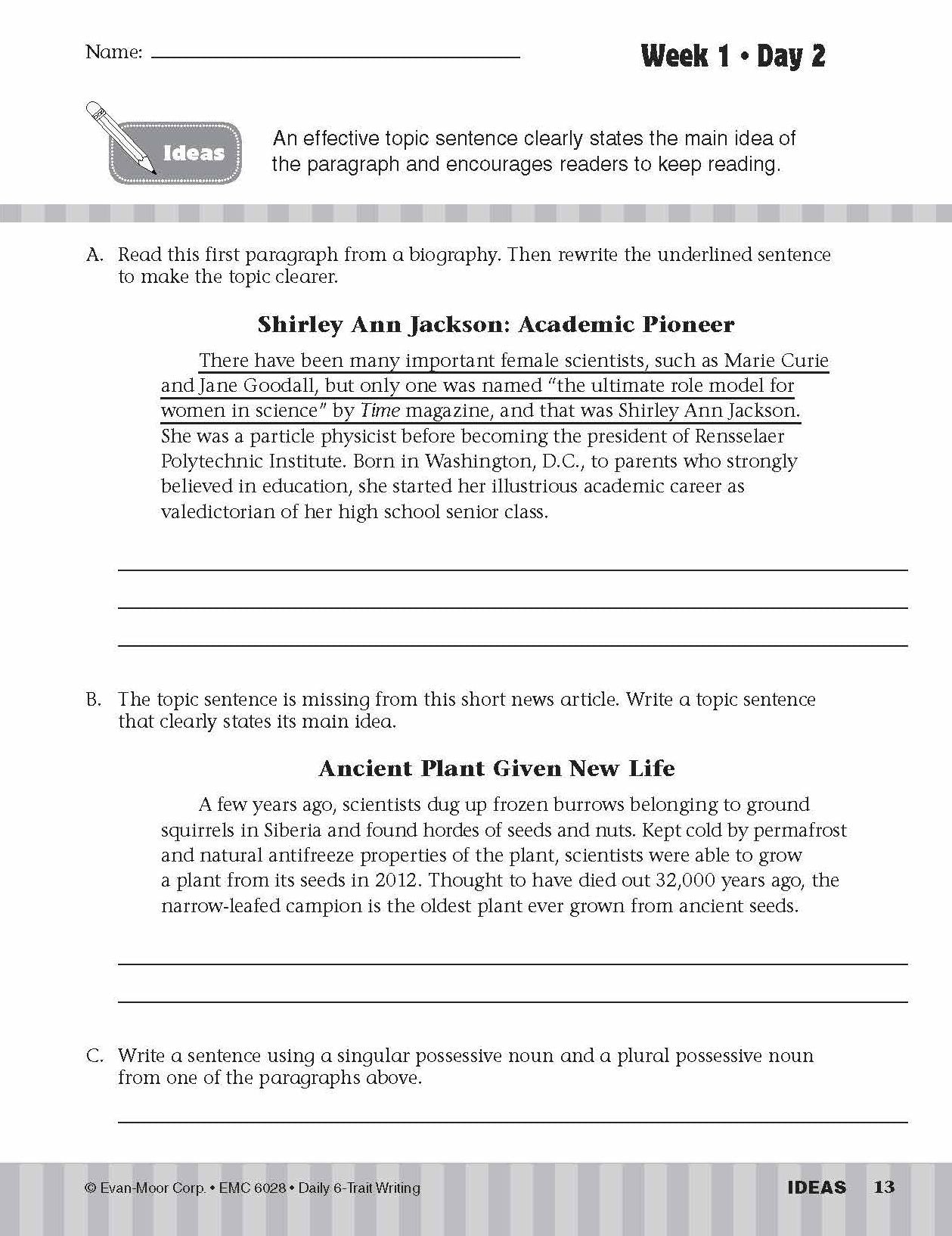 Daily 6-Trait Writing Grade 8 Te