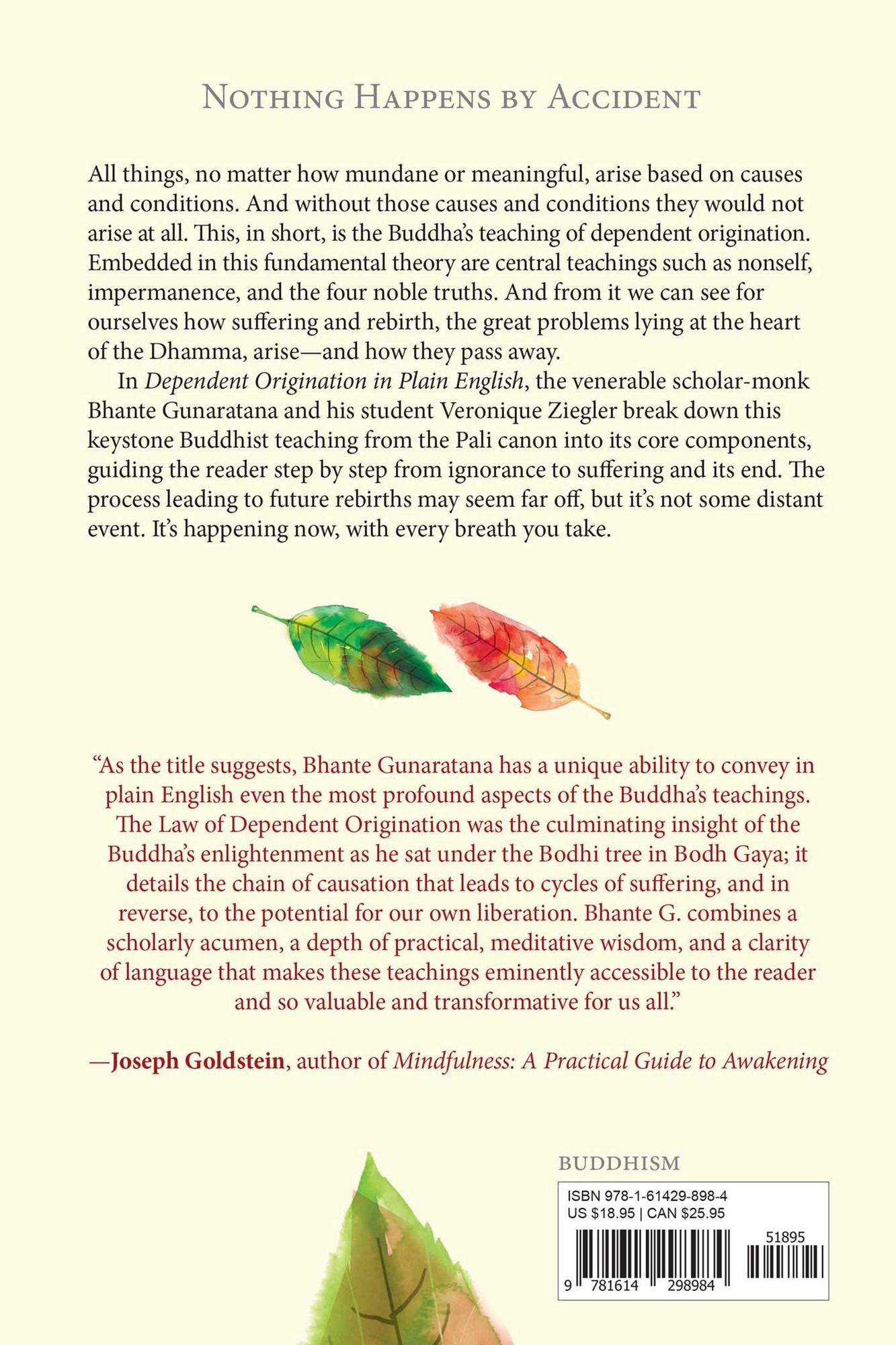Dependent Origination in Plain English