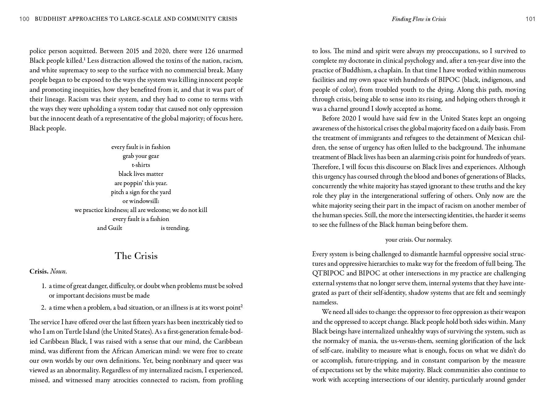 Refuge in the Storm: Buddhist Voices in Crisis Care