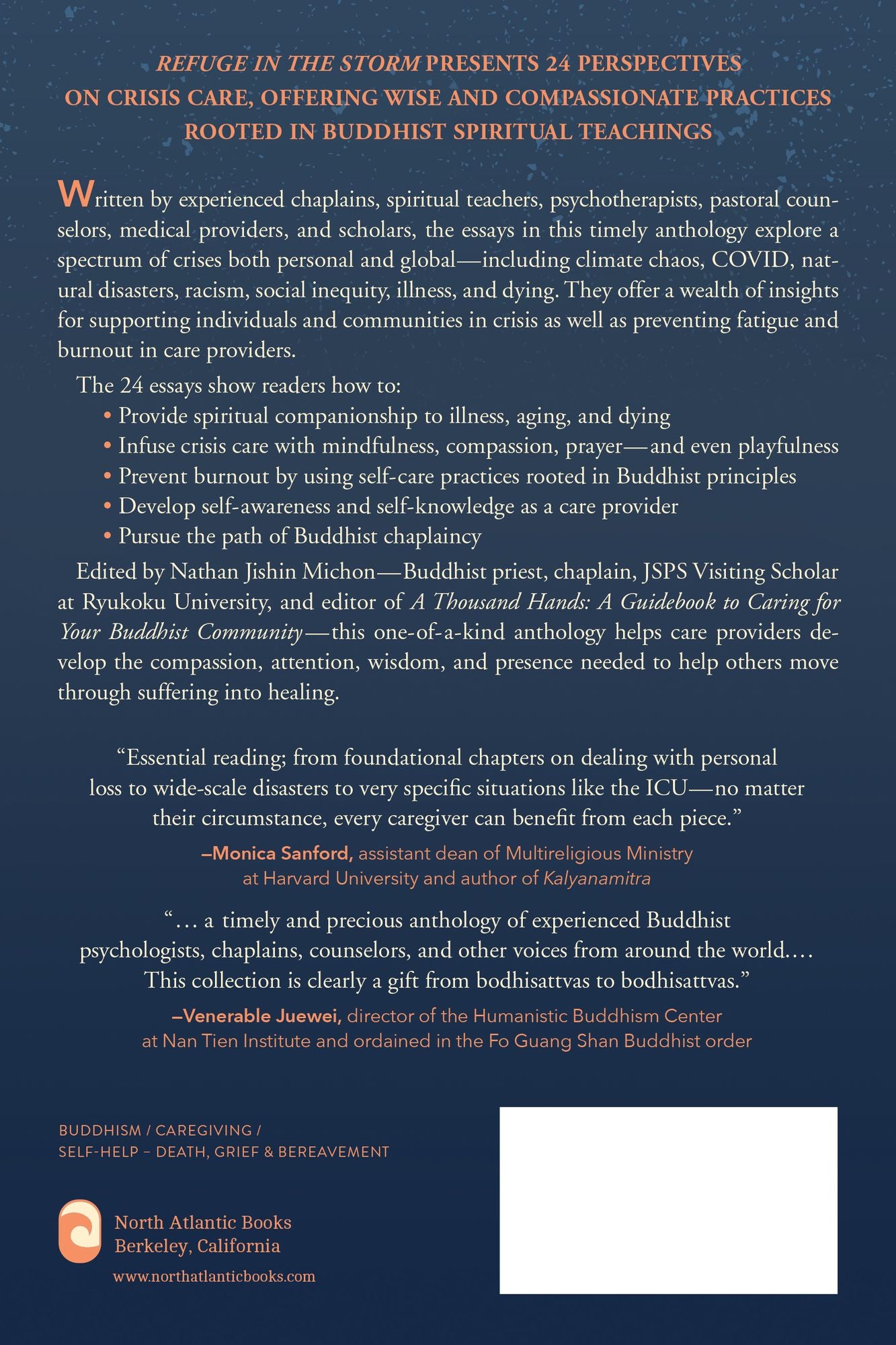 Refuge in the Storm: Buddhist Voices in Crisis Care