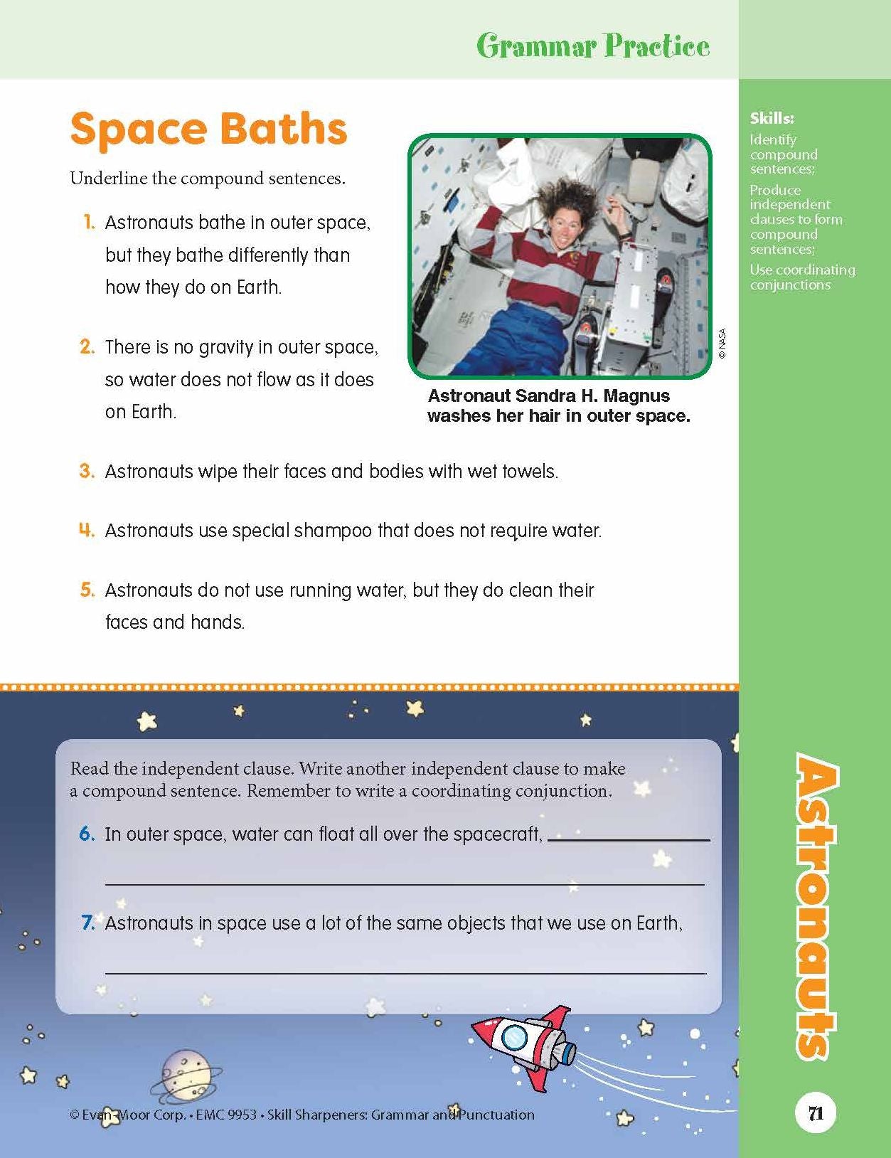 Skill Sharpeners: Grammar And Punctuation, Grade 3
