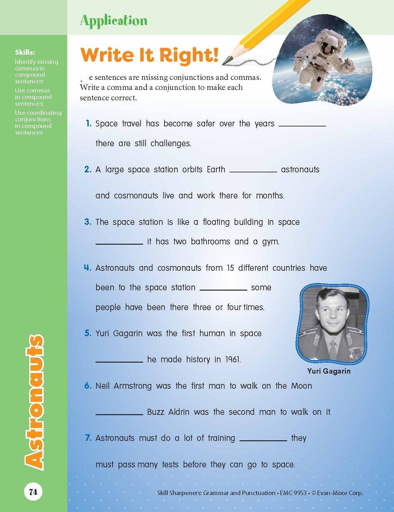 Skill Sharpeners: Grammar And Punctuation, Grade 3