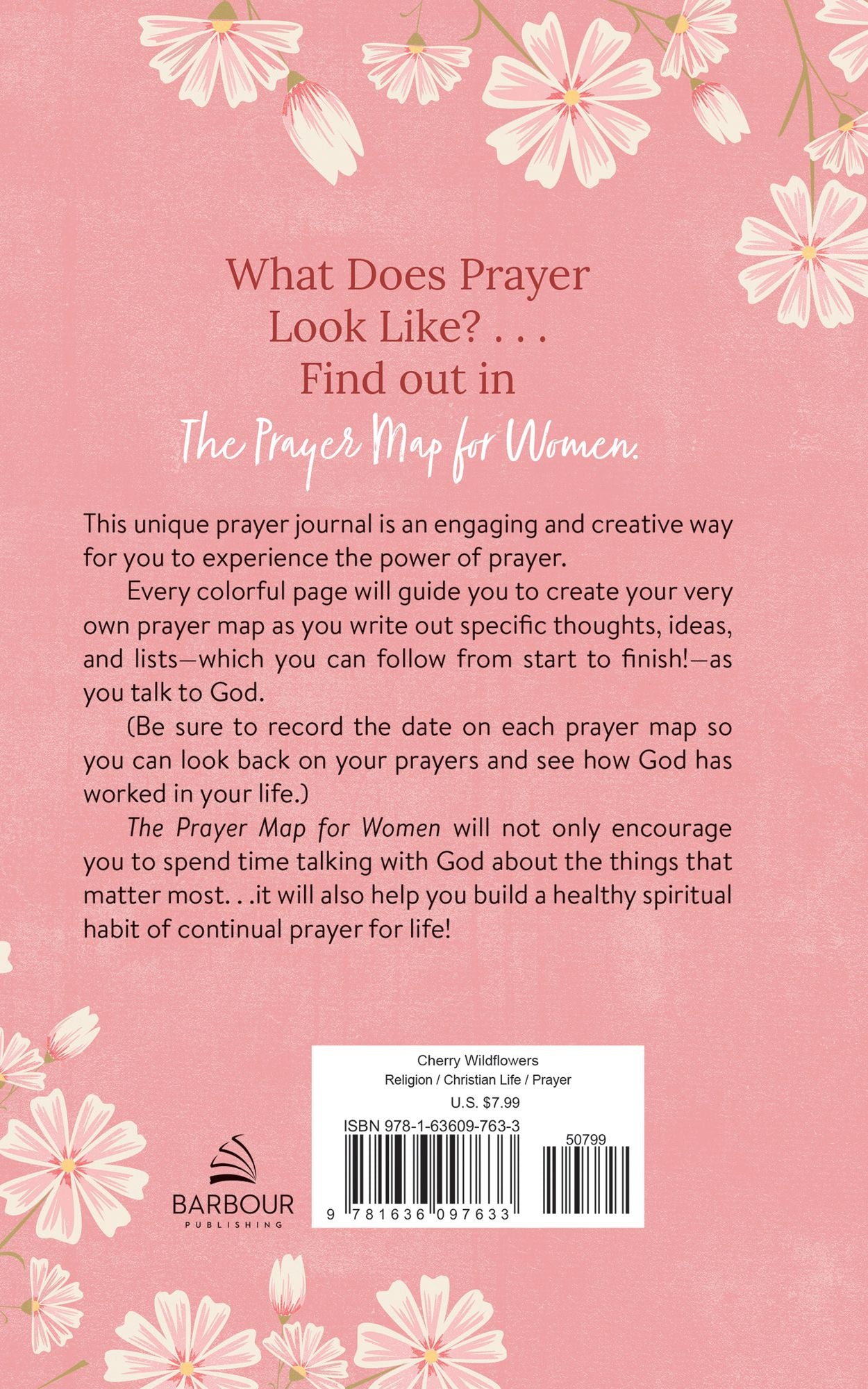 The Prayer Map® for Women [Cherry Wildflowers]: A Creative Journal