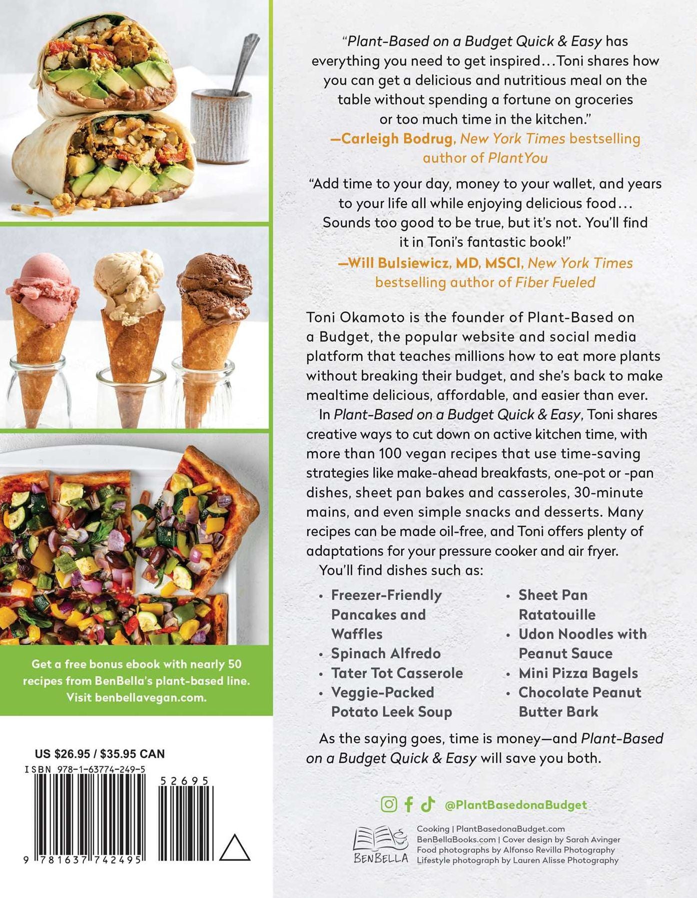 Plant-Based on a Budget Quick & Easy: 100 Fast, Healthy, Meal-Prep, Freezer-Friendly, and One-Pot Vegan Recipes