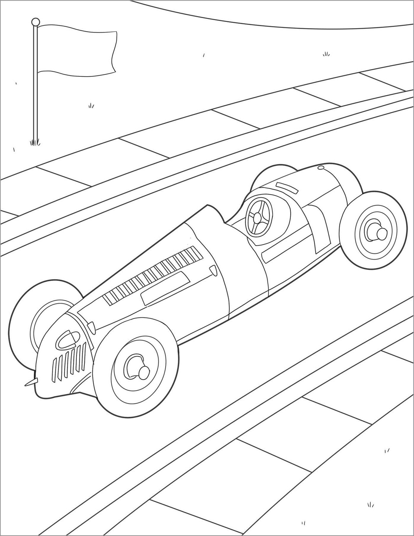 Coloring Book for Kids: Cool Cars & Trucks
