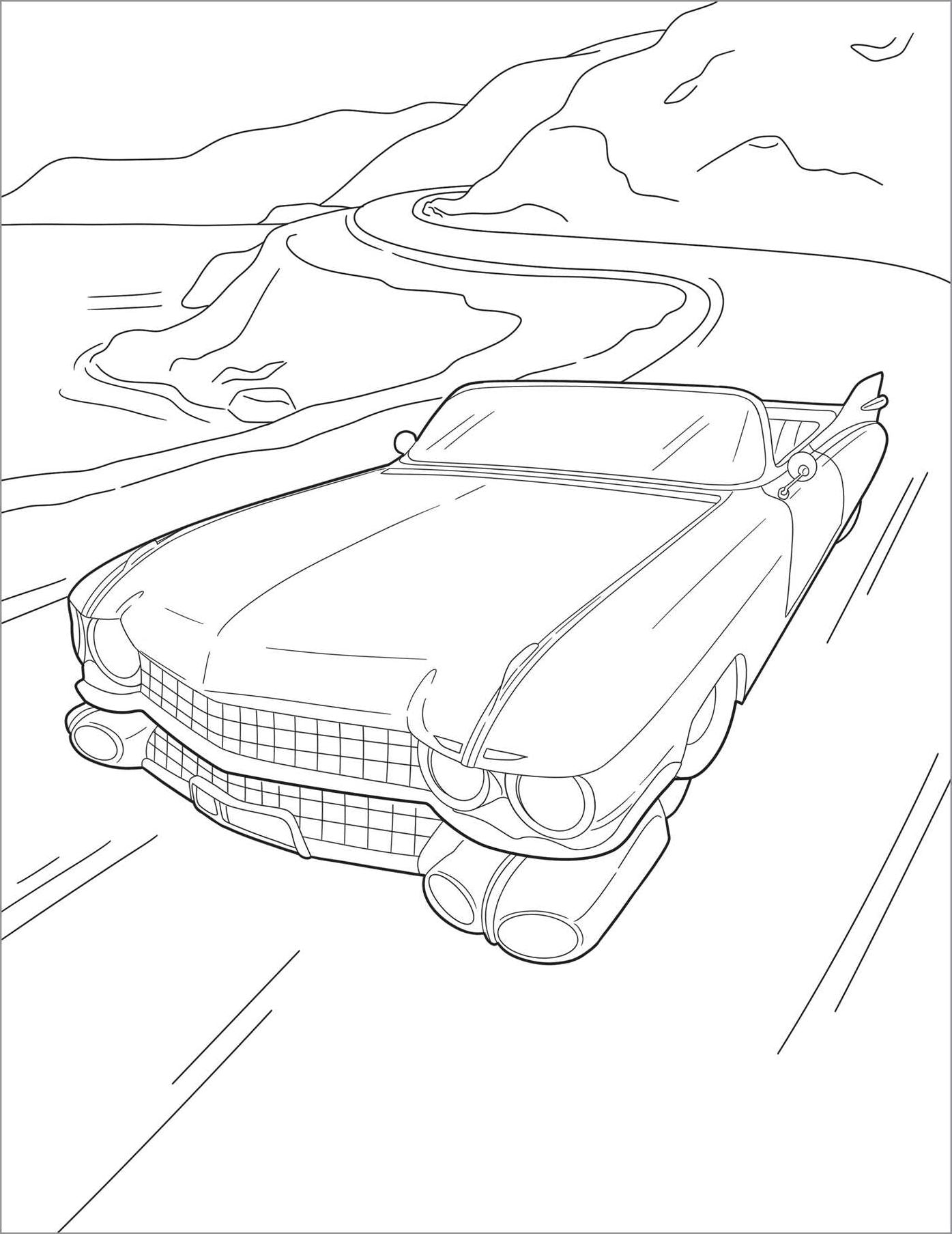 Coloring Book for Kids: Cool Cars & Trucks