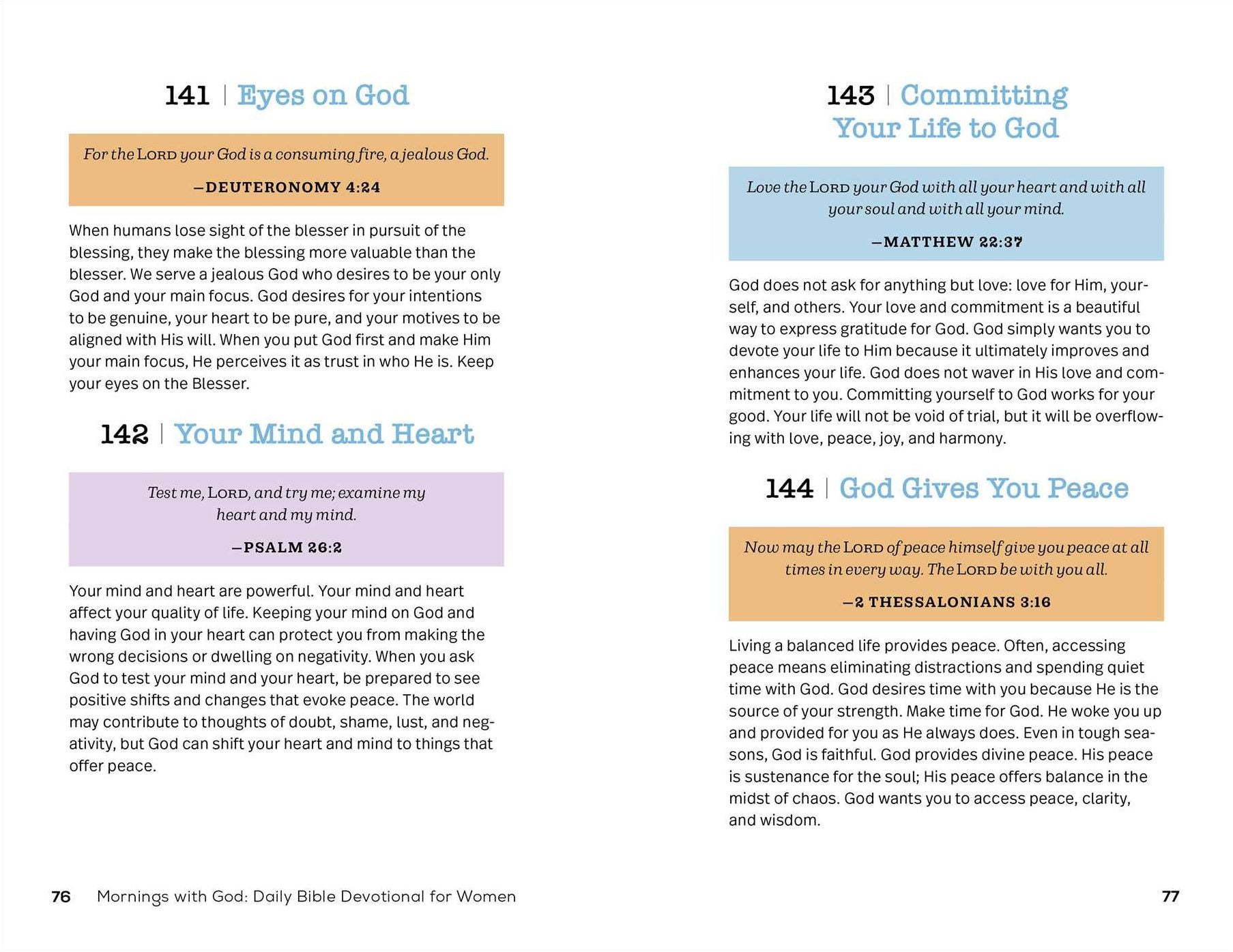 Mornings With God: Daily Bible Devotional for Women: 365 Devotions to Inspire Your Day