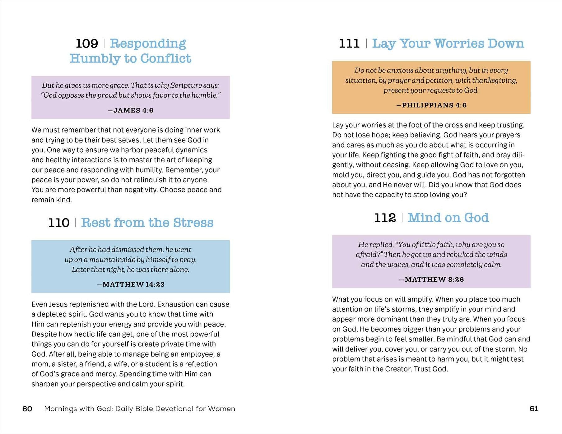 Mornings With God: Daily Bible Devotional for Women: 365 Devotions to Inspire Your Day