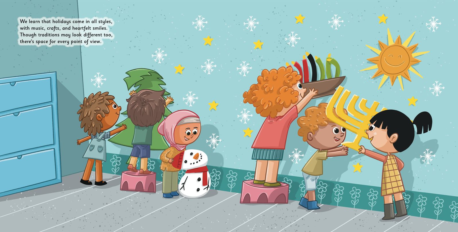 What If We Were All Merry!: A Cheerful Story about Giving, Empathy, and Celebrating Winter Holidays Together