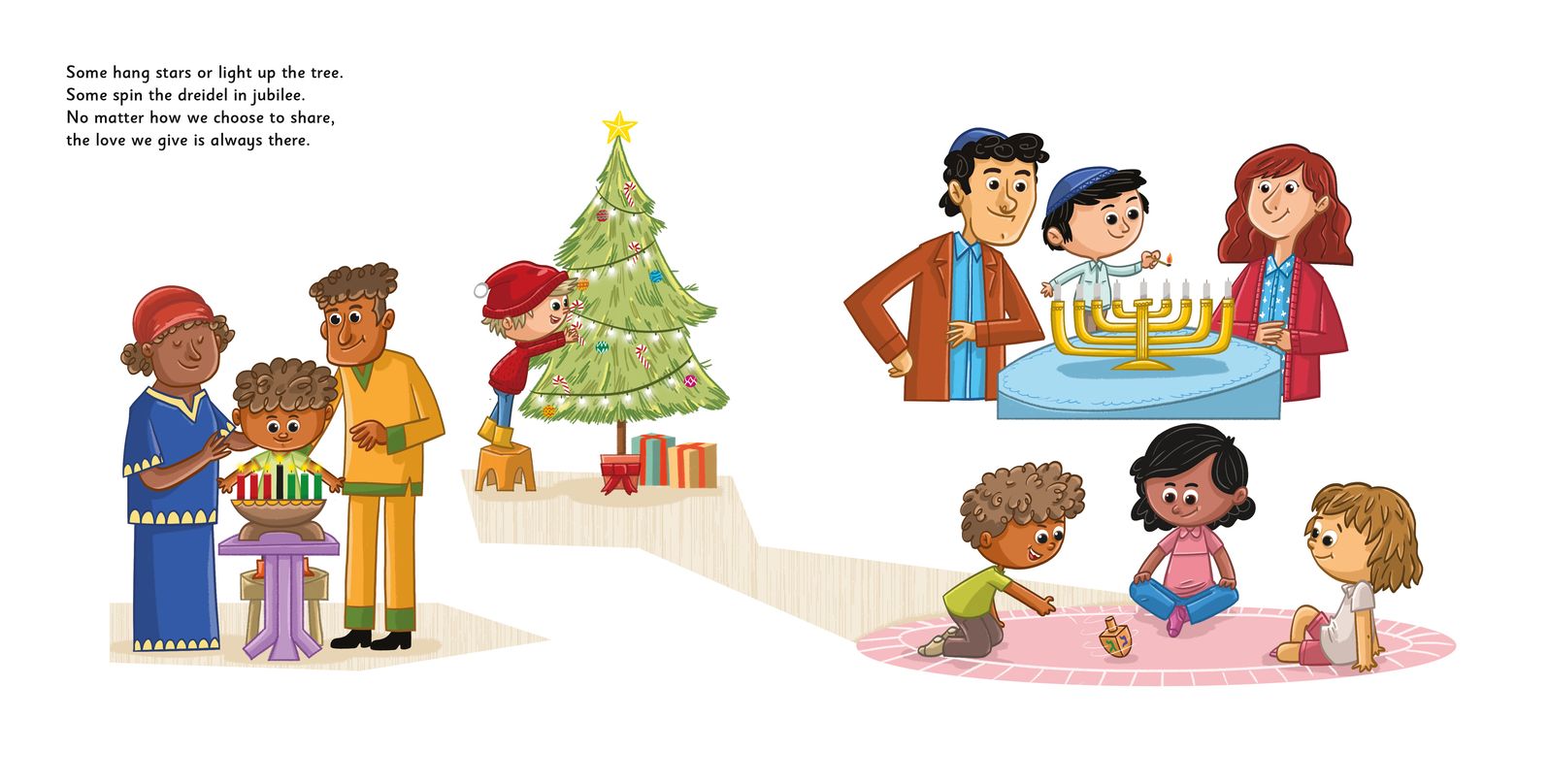 What If We Were All Merry!: A Cheerful Story about Giving, Empathy, and Celebrating Winter Holidays Together