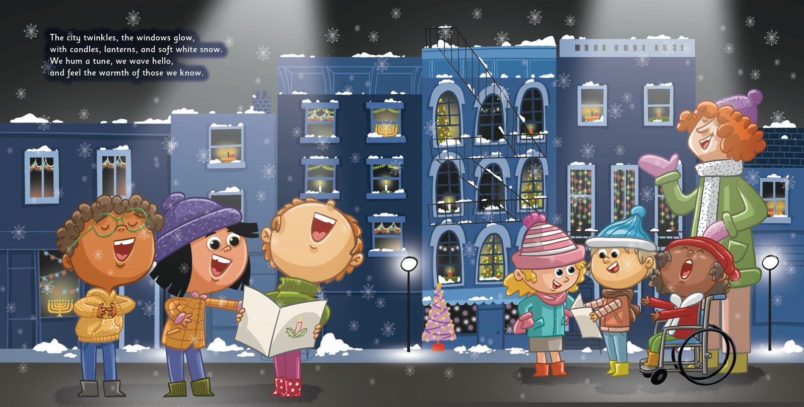 What If We Were All Merry!: A Cheerful Story about Giving, Empathy, and Celebrating Winter Holidays Together