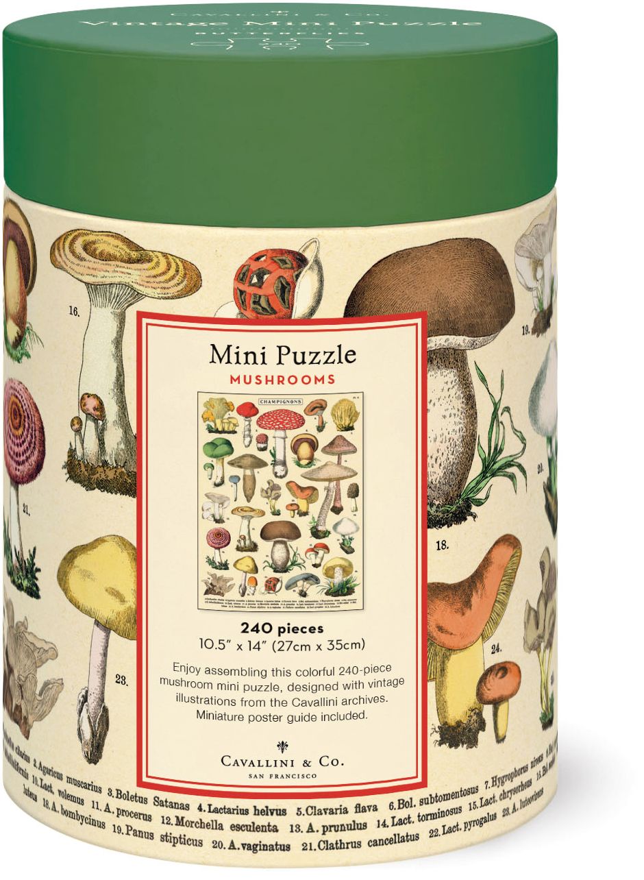 Mushrooms 240 Piece Mini Puzzle
