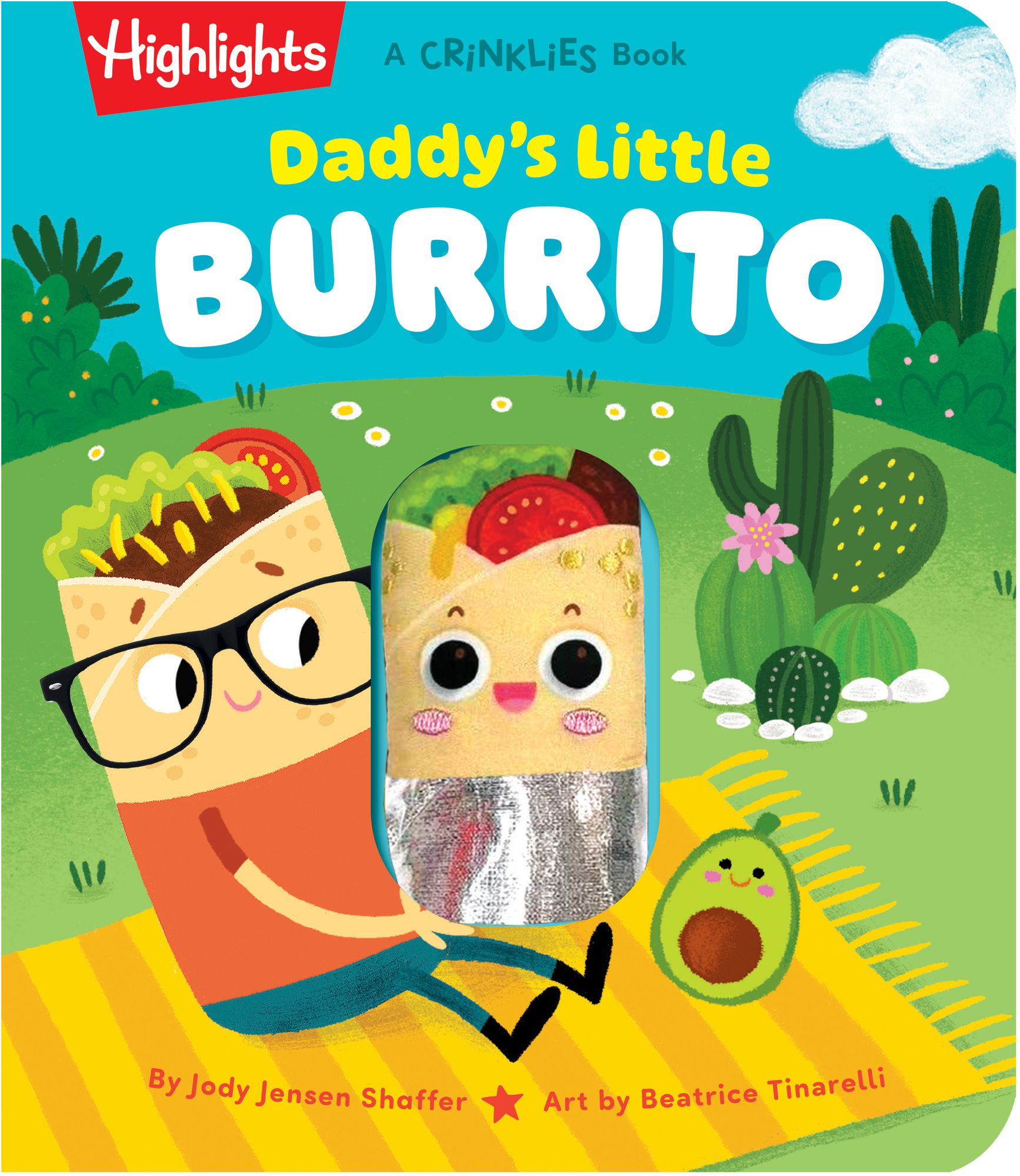 Daddy's Little Burrito: Celebrate First Time Dads with a Cozy Read-Aloud Crinkle Sensory Book for Baby Bonding Time, Storytime Board Book for New Dads, Baby Showers and Fathers Day