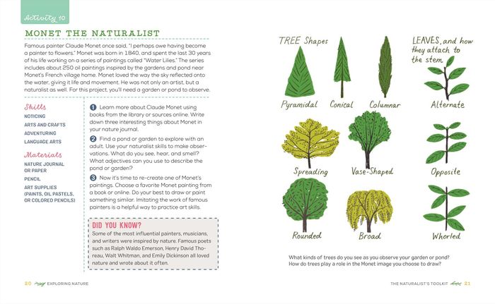 Exploring Nature Activity Book for Kids: 50 Creative Projects to Spark Curiosity in the Outdoors