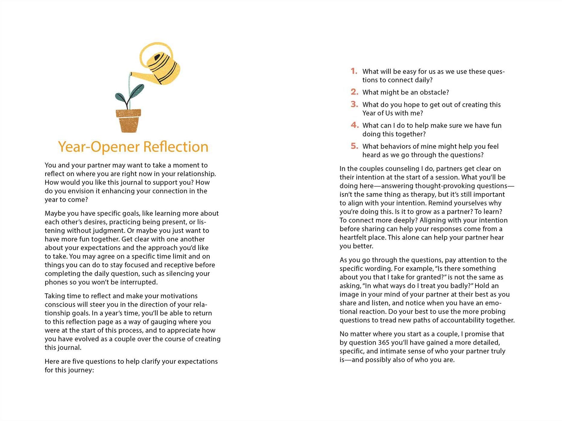 A Year of Us: A Couple's Journal: One Question a Day to Spark Fun and Meaningful Conversations