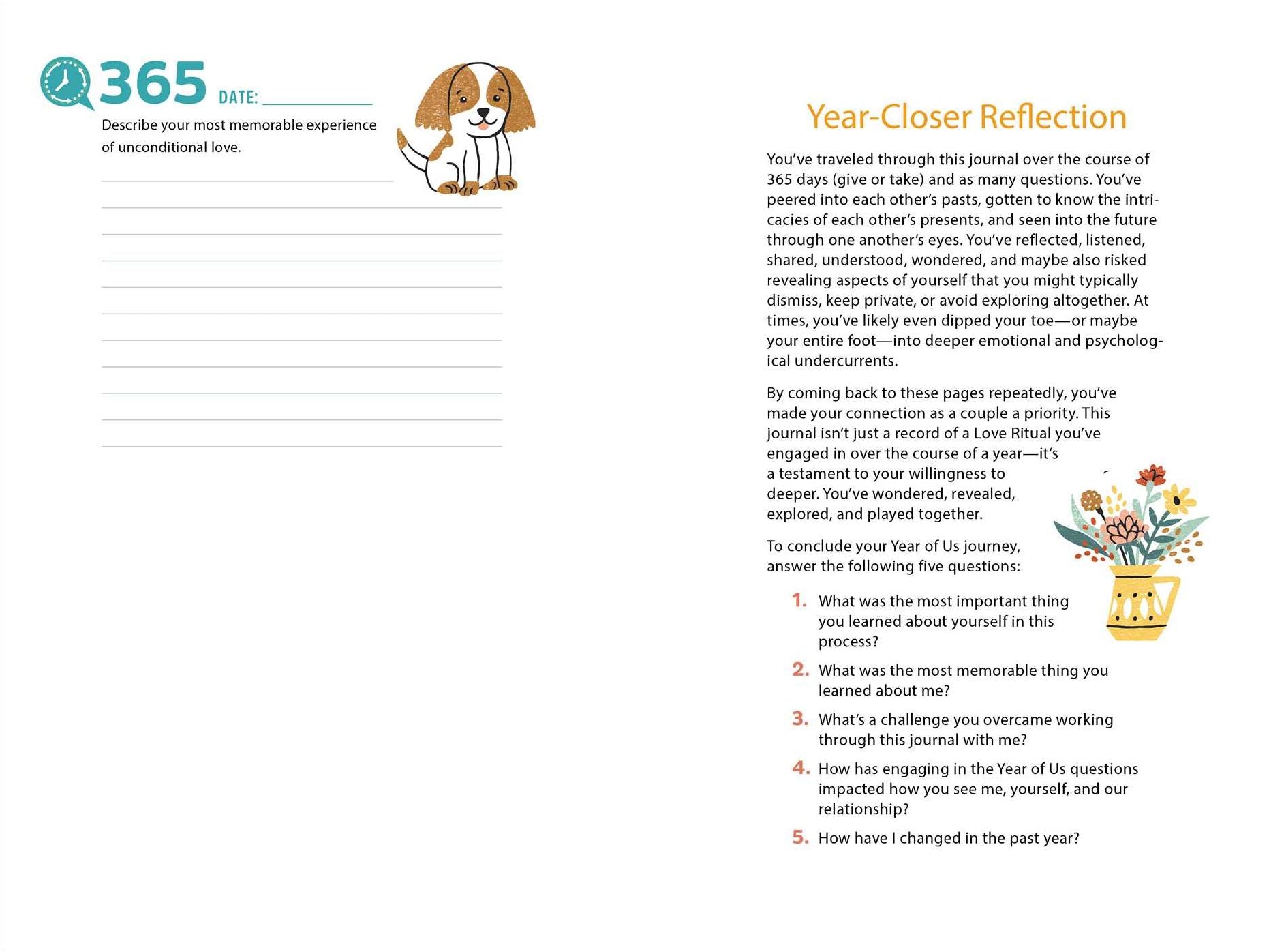 A Year of Us: A Couple's Journal: One Question a Day to Spark Fun and Meaningful Conversations