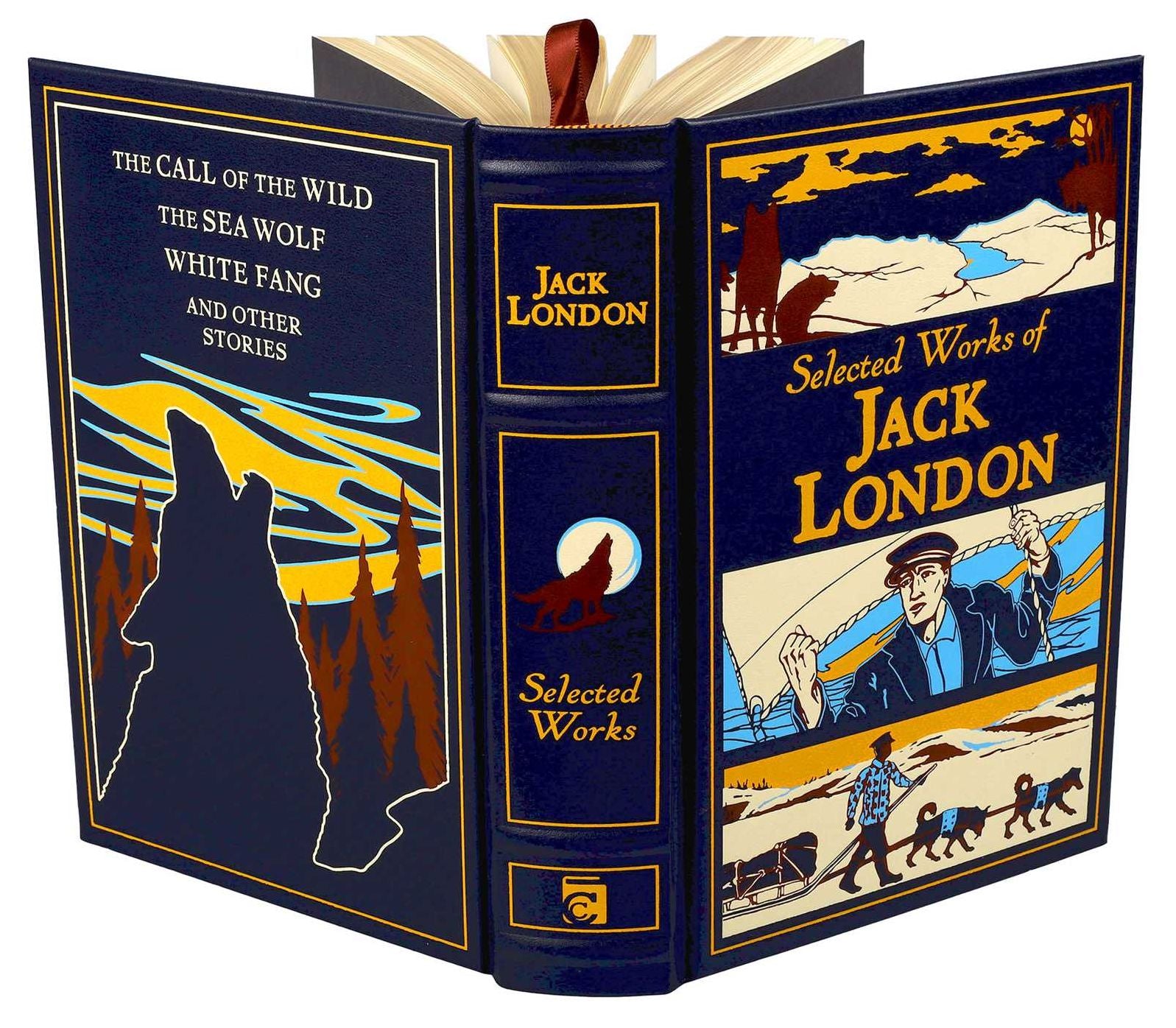 Selected Works of Jack London (Deluxe Leatherbound Edition)