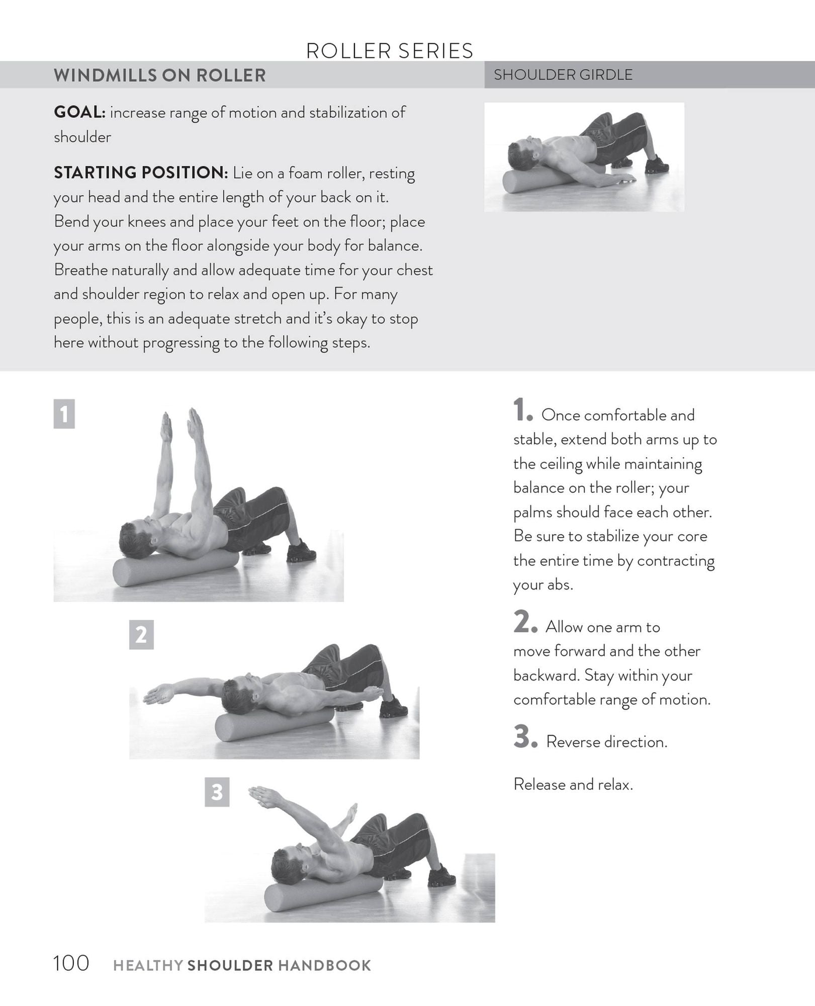 Healthy Shoulder Handbook: Second Edition: 100 Exercises for Treating Common Injuries and Ending Chronic Pain