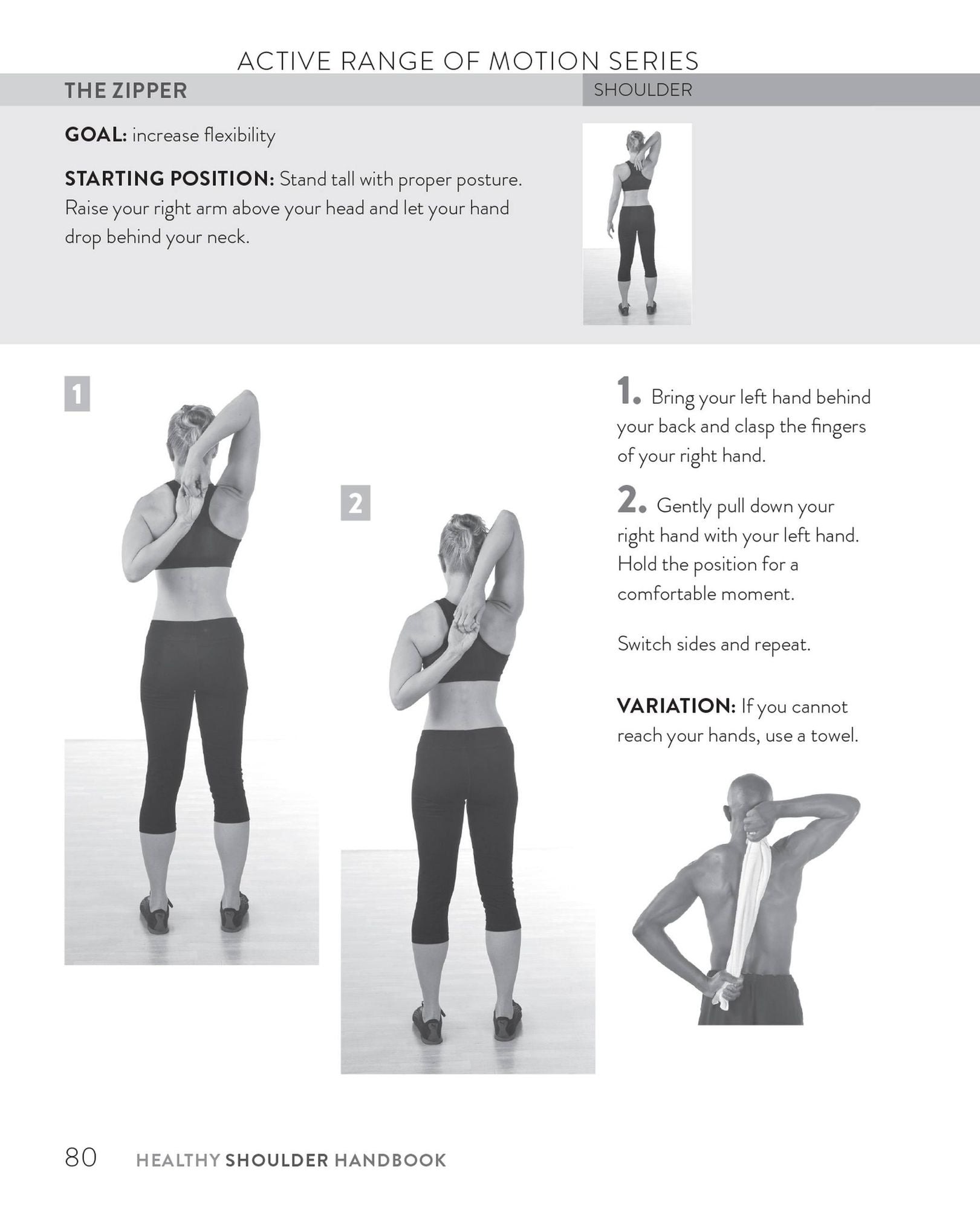 Healthy Shoulder Handbook: Second Edition: 100 Exercises for Treating Common Injuries and Ending Chronic Pain