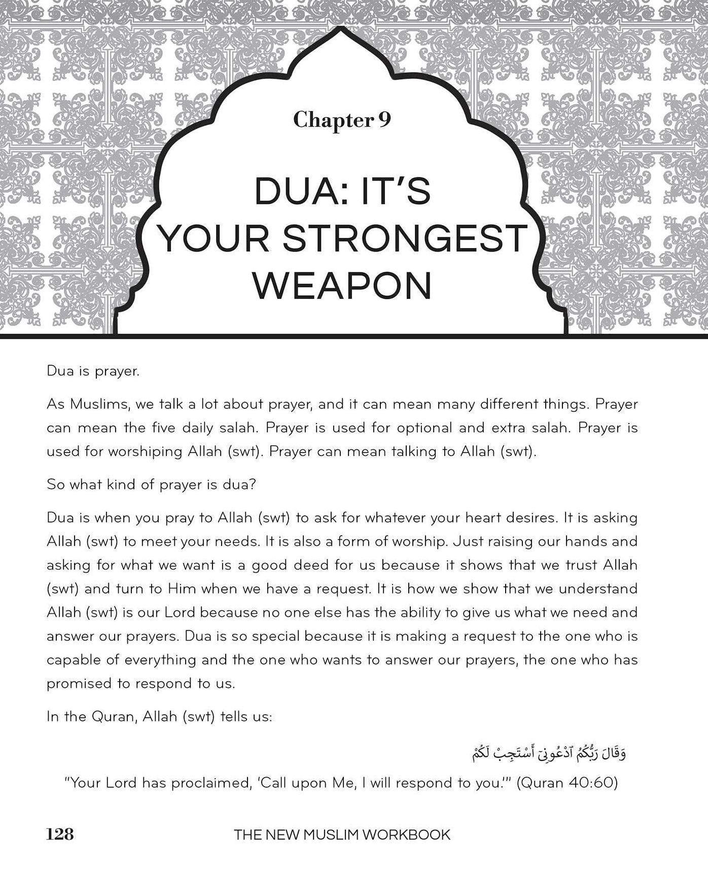 The New Muslim Workbook: The Interactive Guide to Building Your Relationship with Allah through Reflection and Prayer