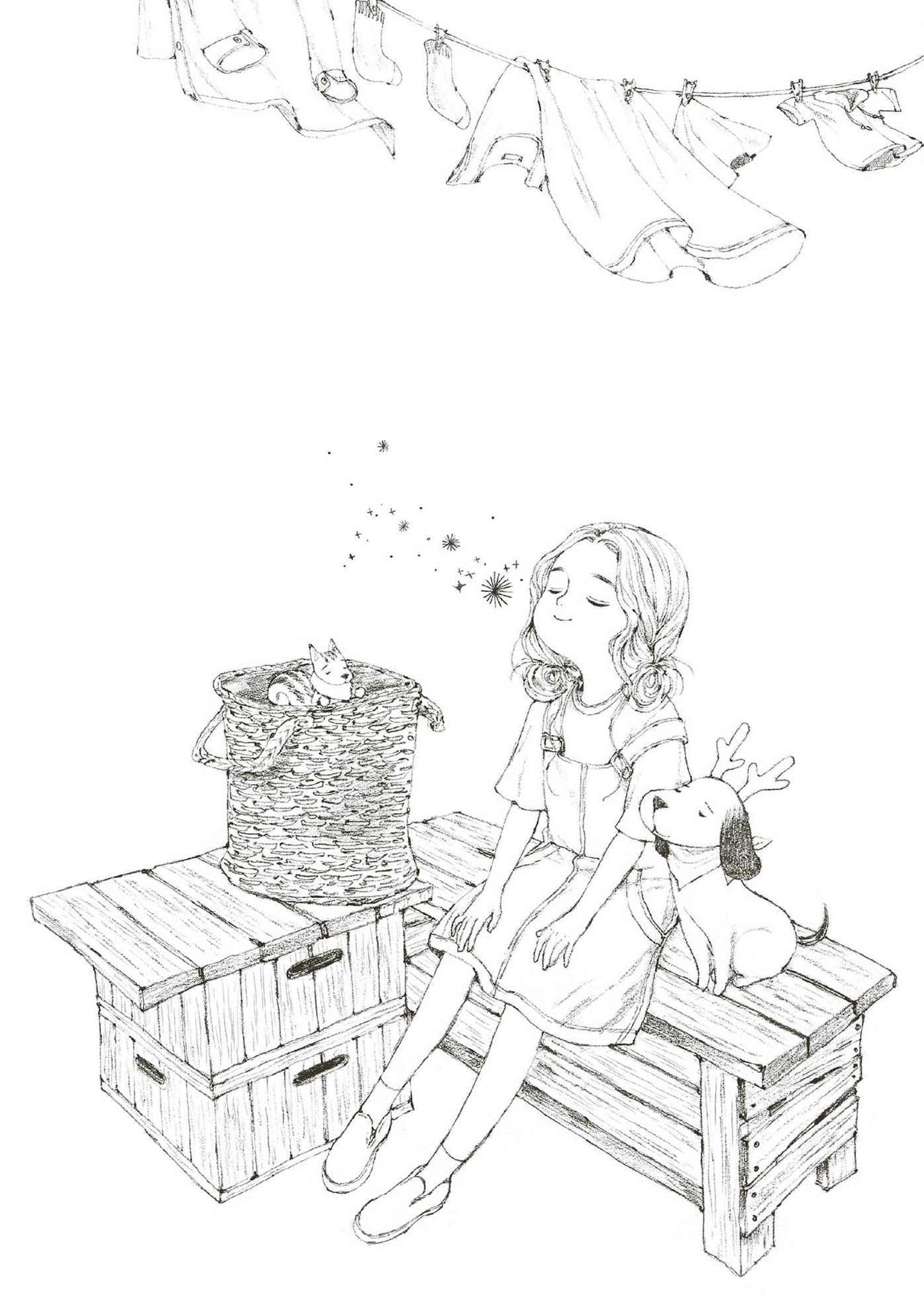 The Forest Girl's Coloring Book: Enchanting Coloring Pages of Nature, Animals, and Cozy Scenes for Relaxation and Stress Relief