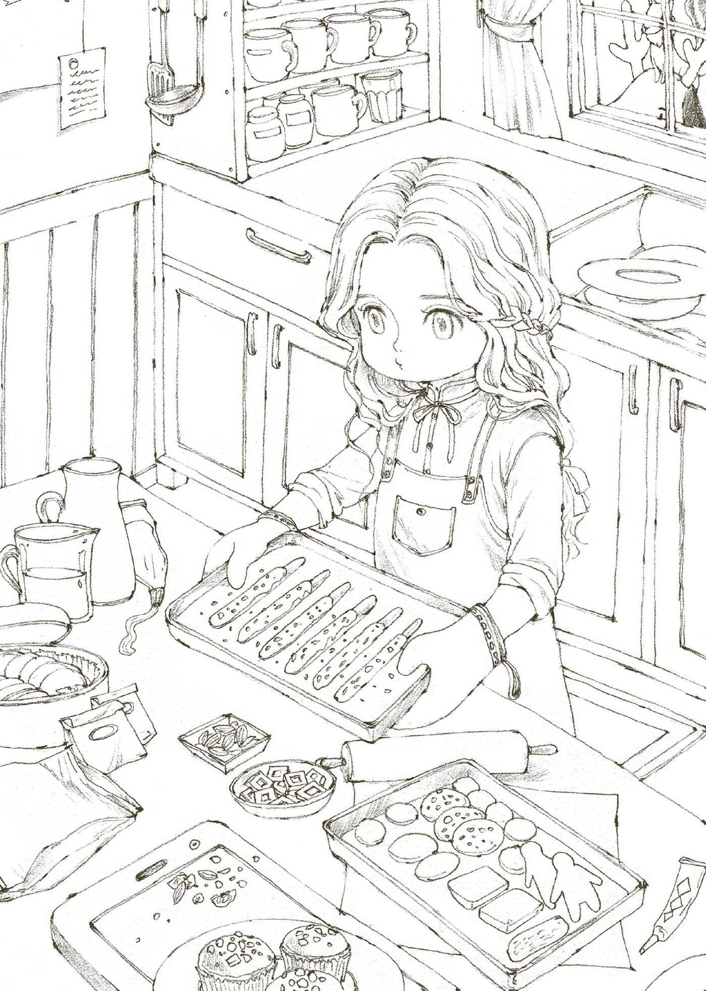 The Forest Girl's Coloring Book: Enchanting Coloring Pages of Nature, Animals, and Cozy Scenes for Relaxation and Stress Relief