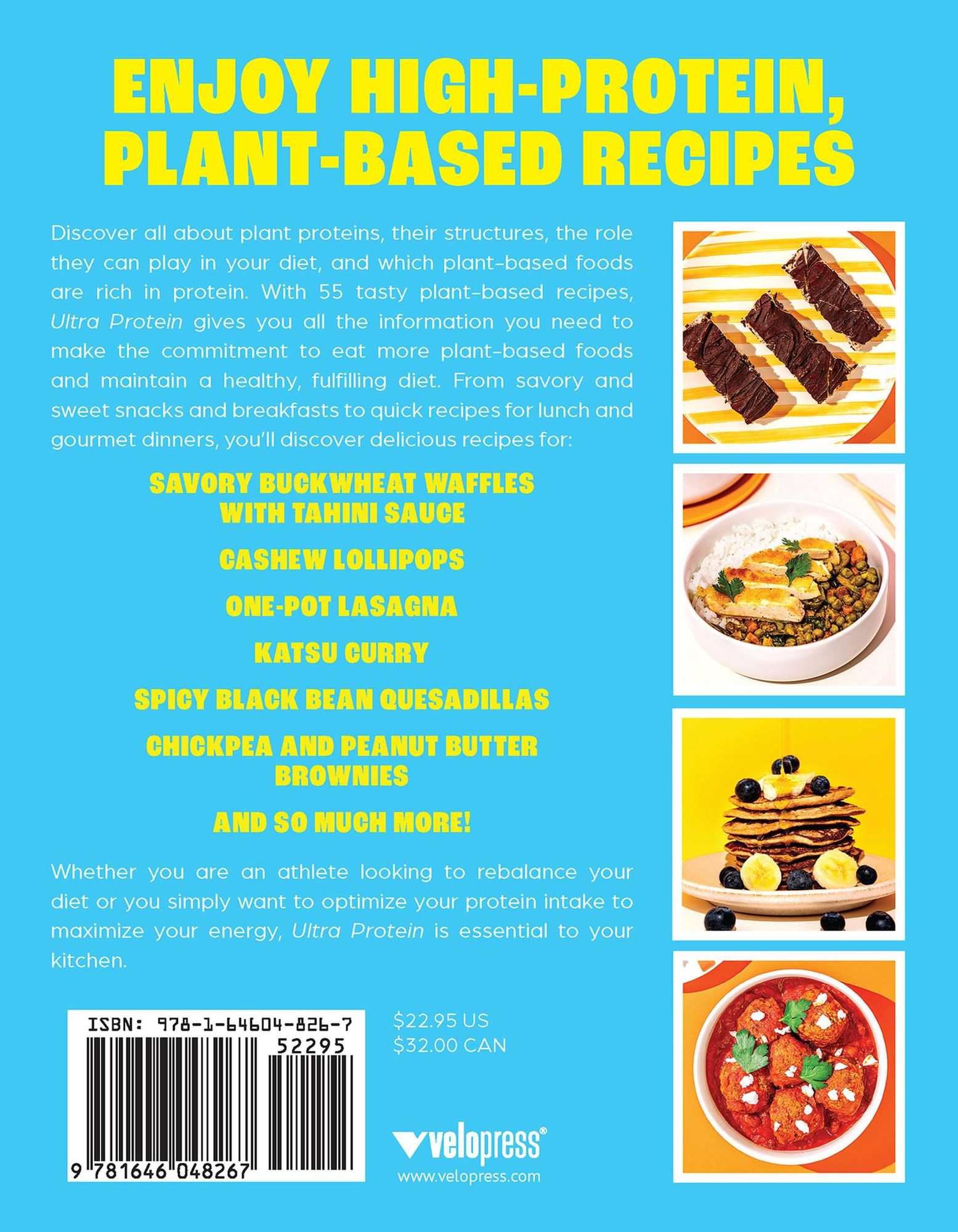 Ultra Protein: 55 Plant-Based Recipes to Maximize Body and Brain Health
