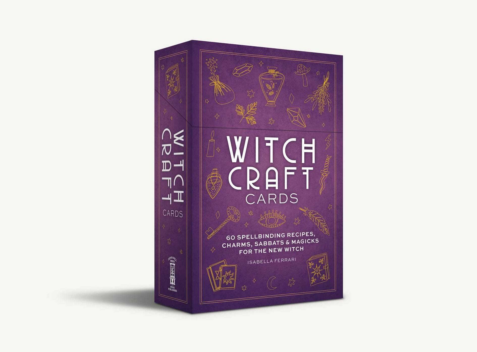 Witchcraft Cards: 60 Spellbinding Recipes, Charms, Sabbats & Magicks for the New Witch