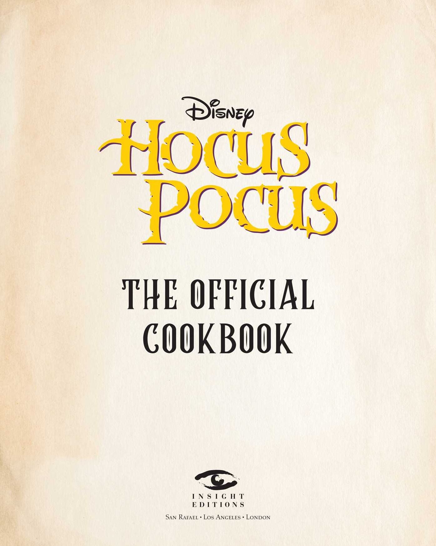 Hocus Pocus: The Official Cookbook