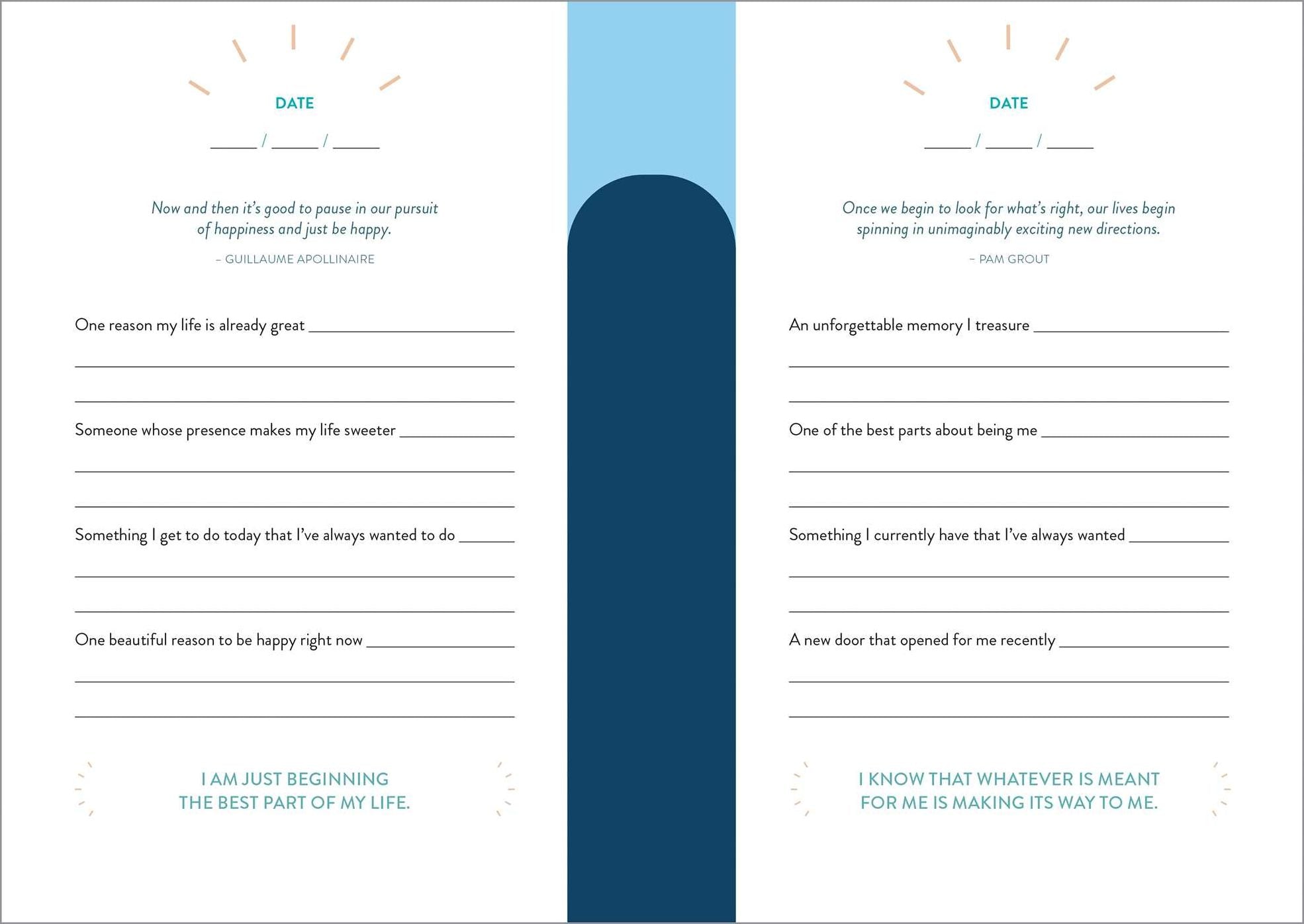 The 5-Minute Gratitude Journal: Give Thanks, Practice Positivity, Find Joy