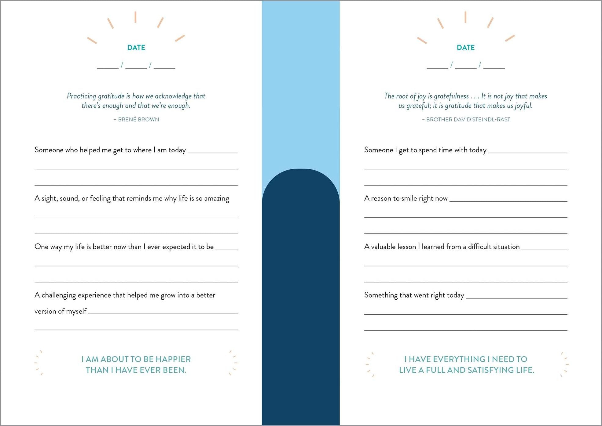The 5-Minute Gratitude Journal: Give Thanks, Practice Positivity, Find Joy