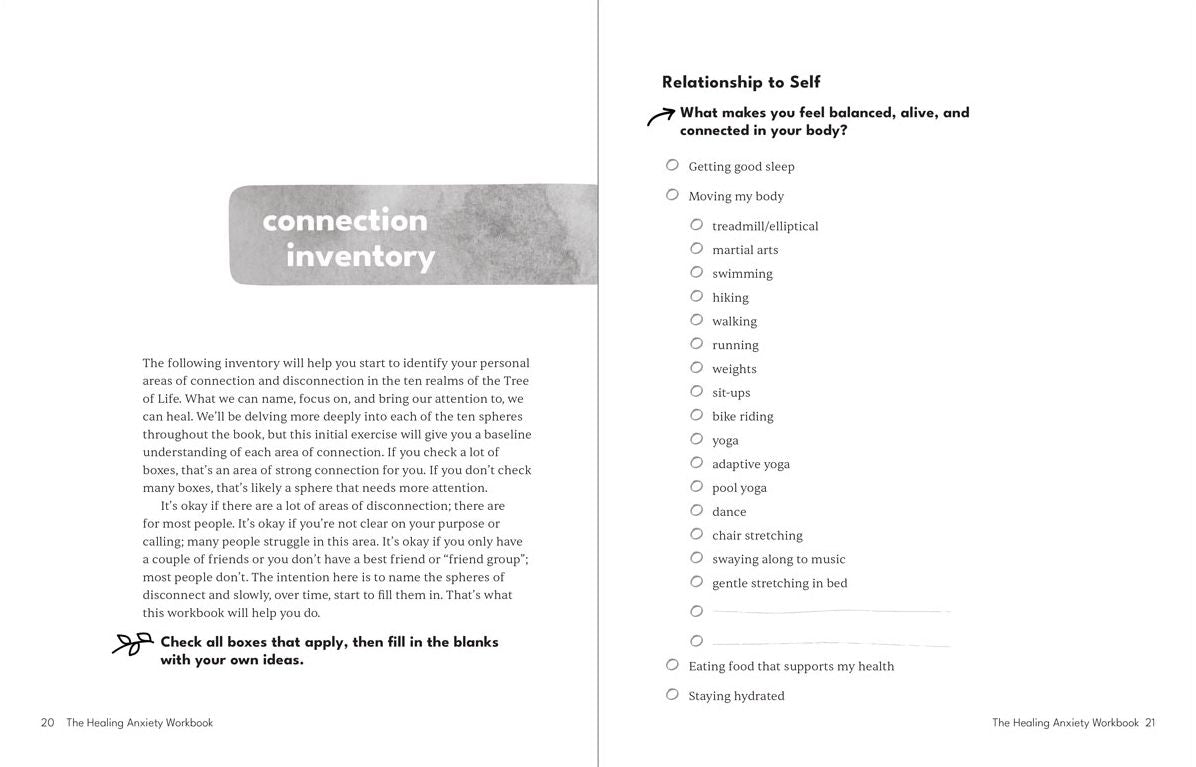 The Healing Anxiety Workbook: A Guide to Calm Worry and Intrusive Thoughts at the Root