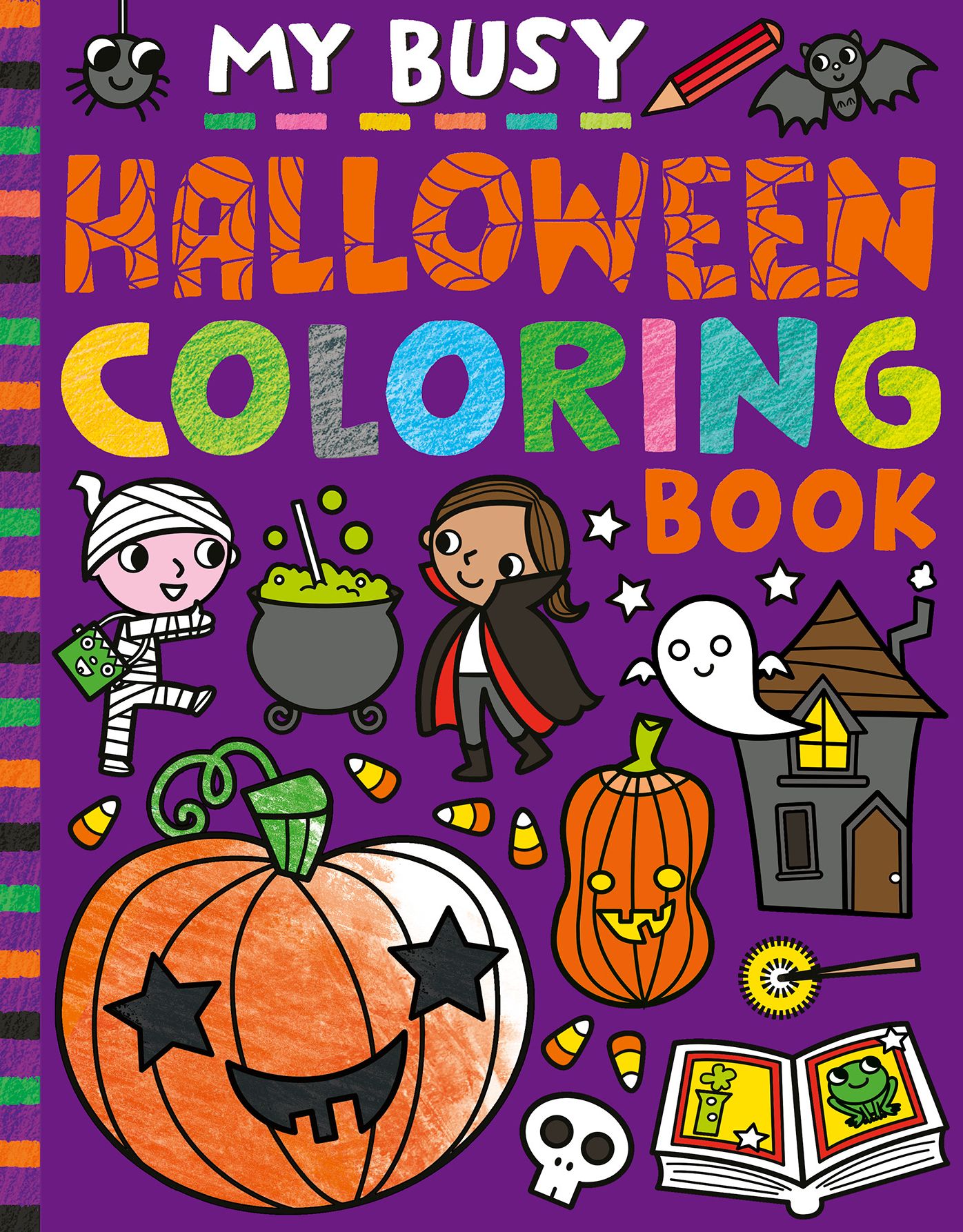 My Busy Halloween Coloring Book
