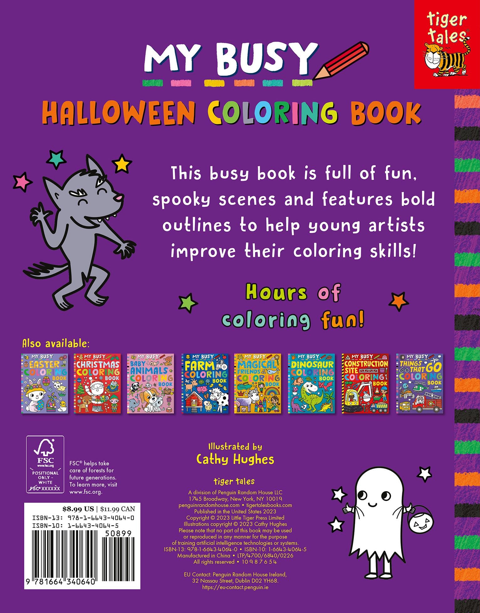 My Busy Halloween Coloring Book