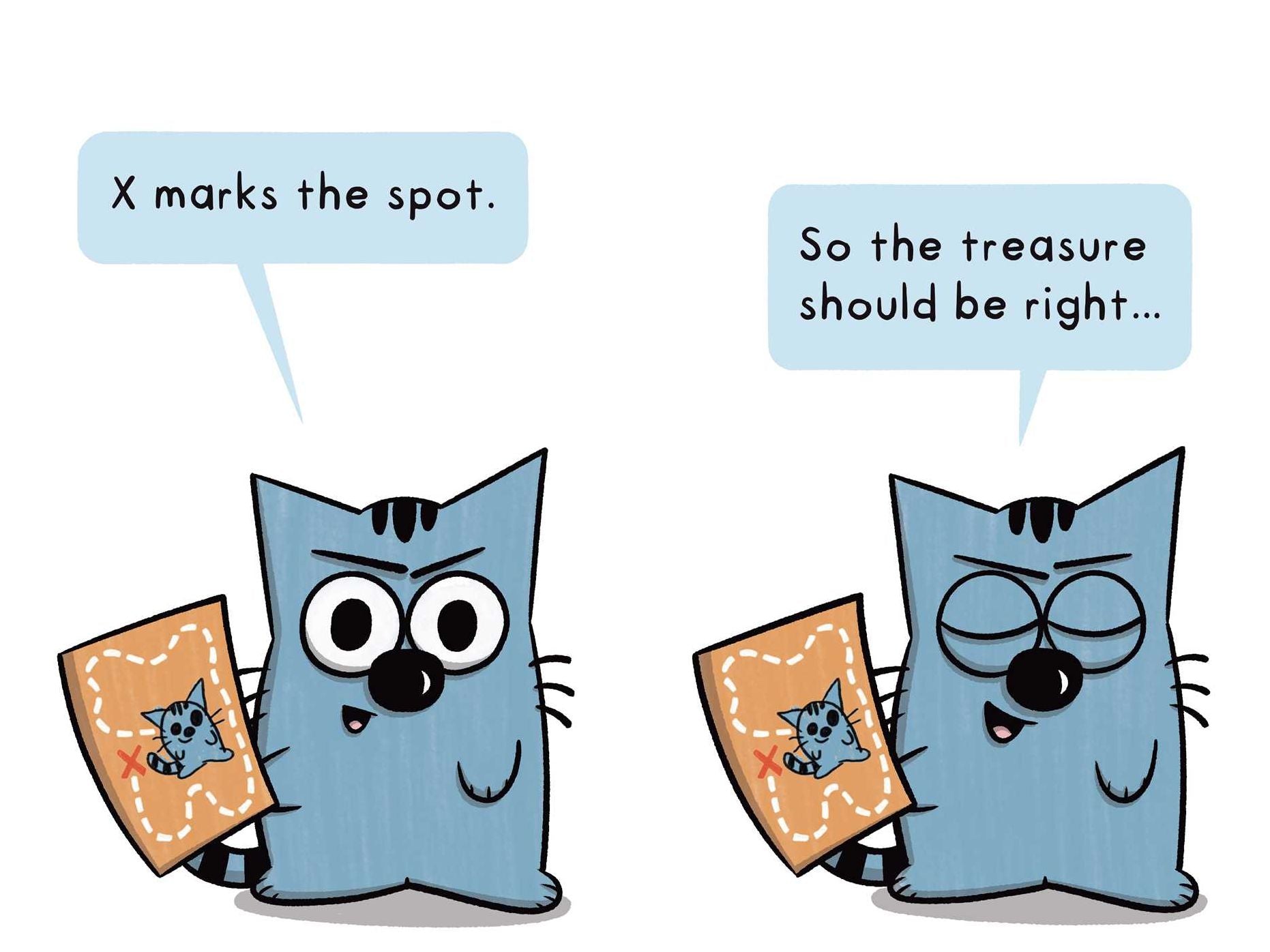 Nat the Cat Finds a Map: Ready-to-Read Pre-Level 1