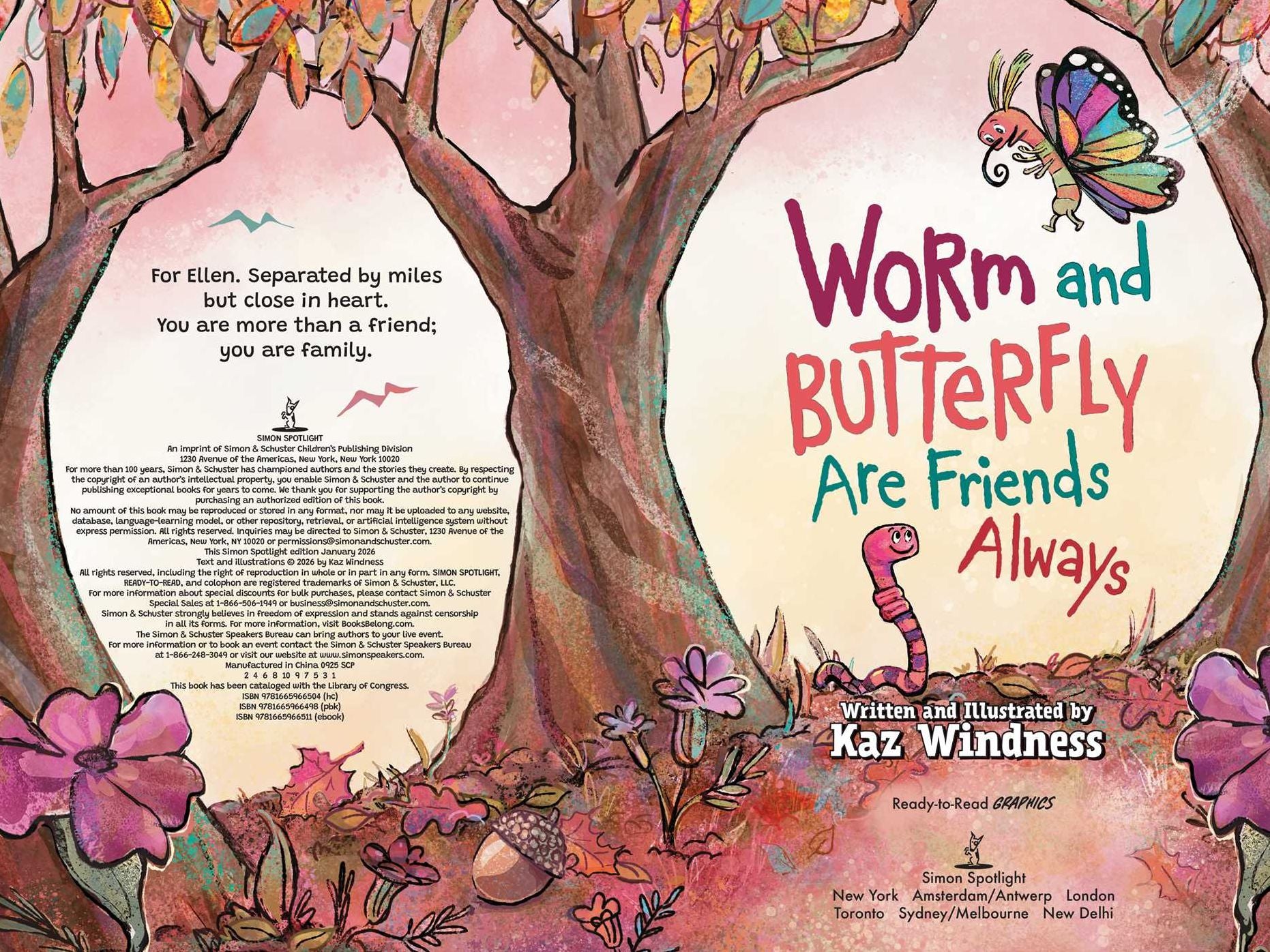 Worm and Butterfly Are Friends Always: Ready-to-Read Graphics Level 1