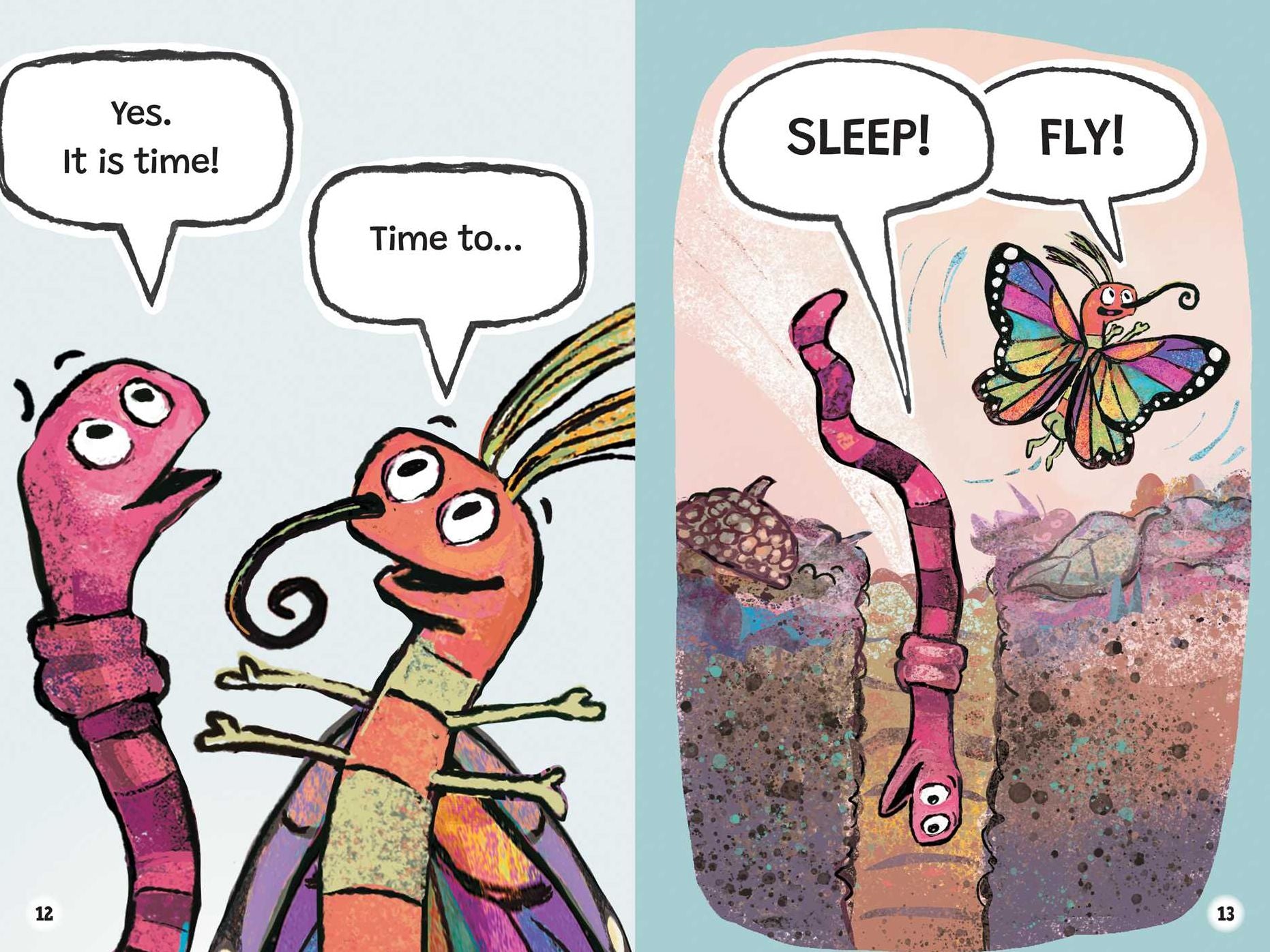 Worm and Butterfly Are Friends Always: Ready-to-Read Graphics Level 1