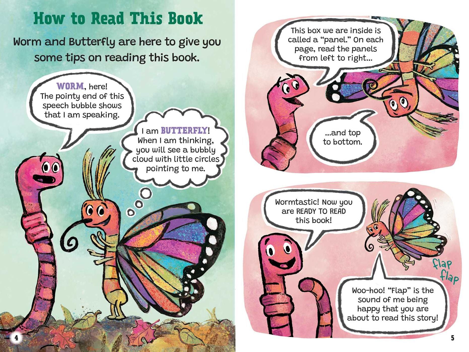 Worm and Butterfly Are Friends Always: Ready-to-Read Graphics Level 1