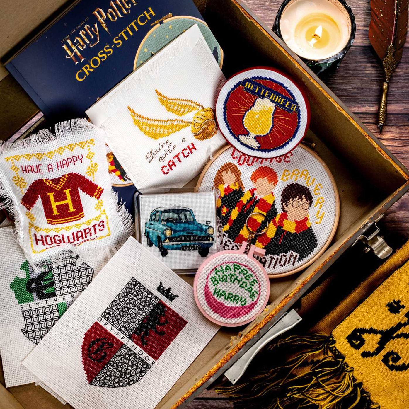 Harry Potter Cross-Stitch - Craft Kit - Craft Gift for Harry Potter Fans - Officially Licensed